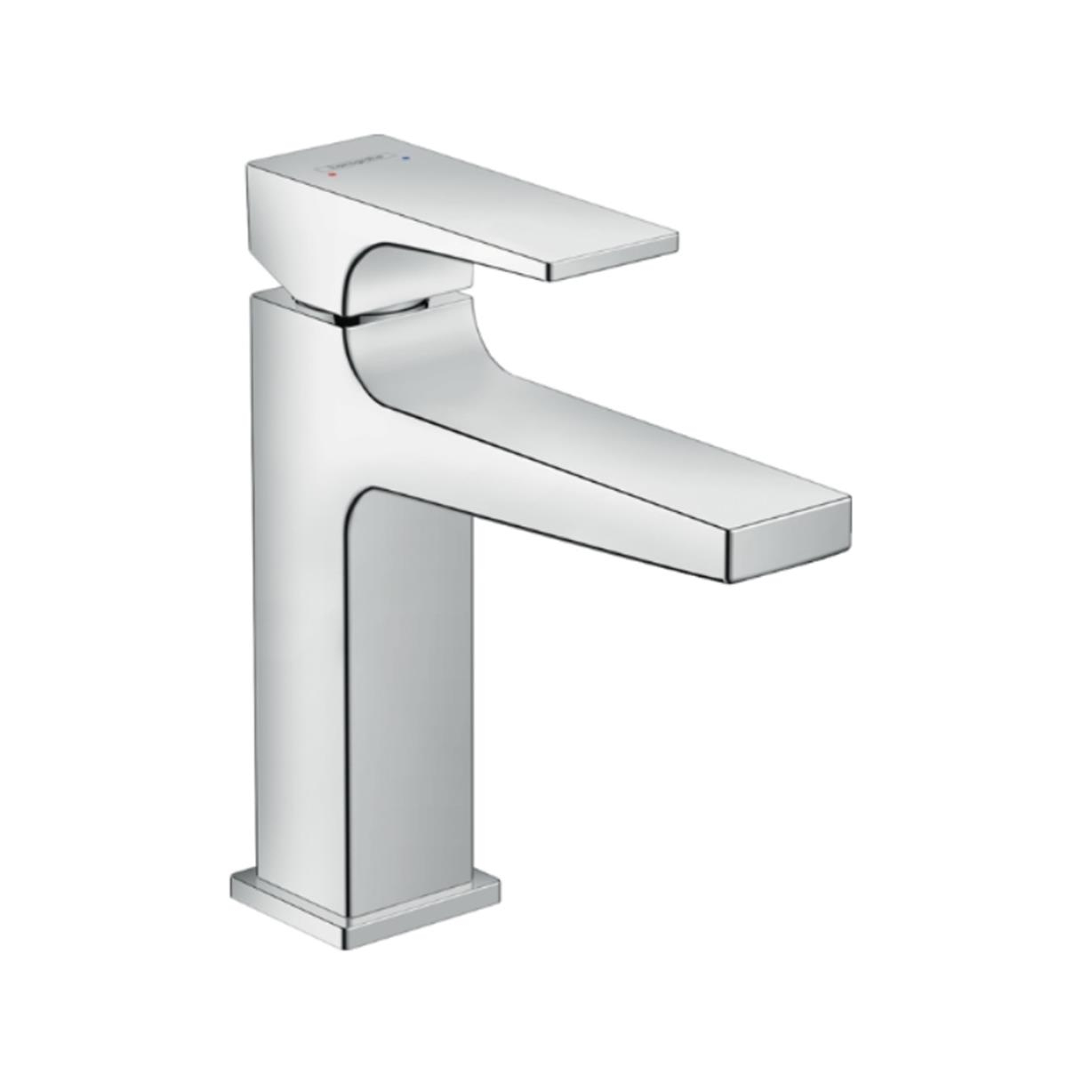 Hansgrohe Metropol Tek kollu lavabo Bataryası 110 çubuk volan ve bas-aç gider seti ile Krom