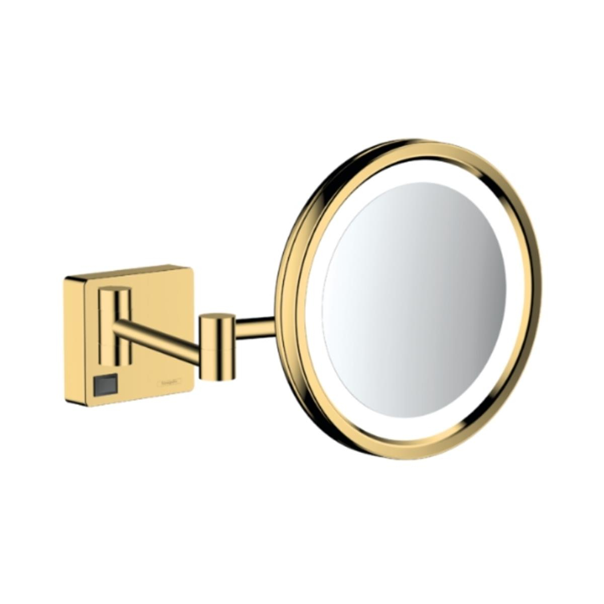 Hansgrohe AddStoris Makyaj Aynası LED Işıklı Parlak Altın Optik
