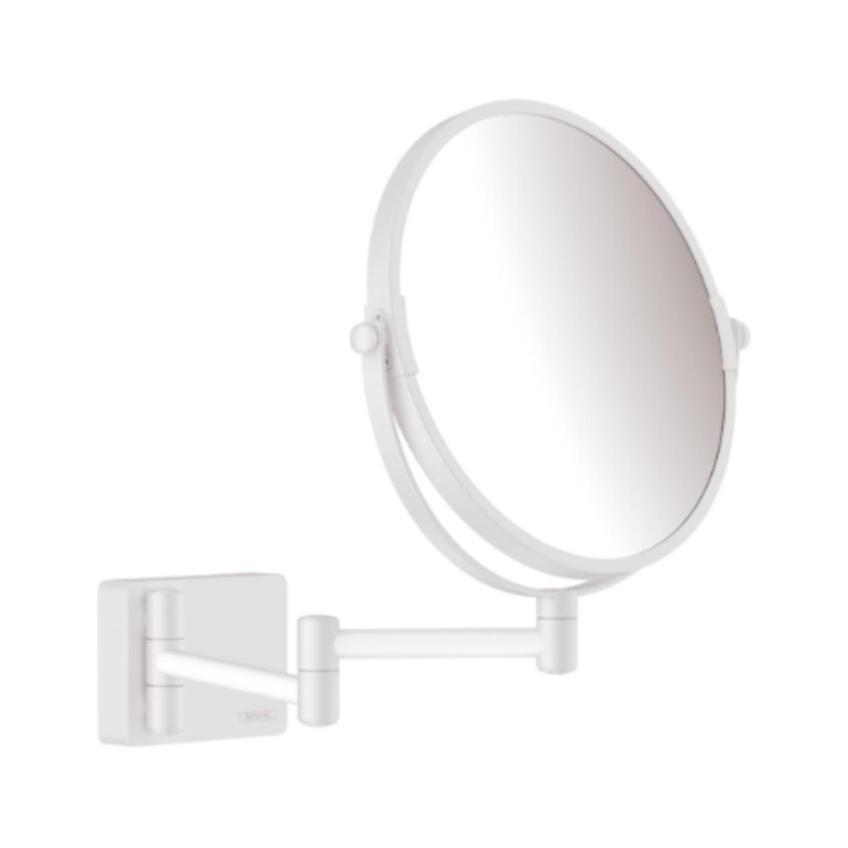 Hansgrohe AddStoris Makyaj Aynası Satin Beyaz