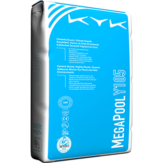 KYK MegaPool Beyaz Yapıştırıcı Y105 25KG
