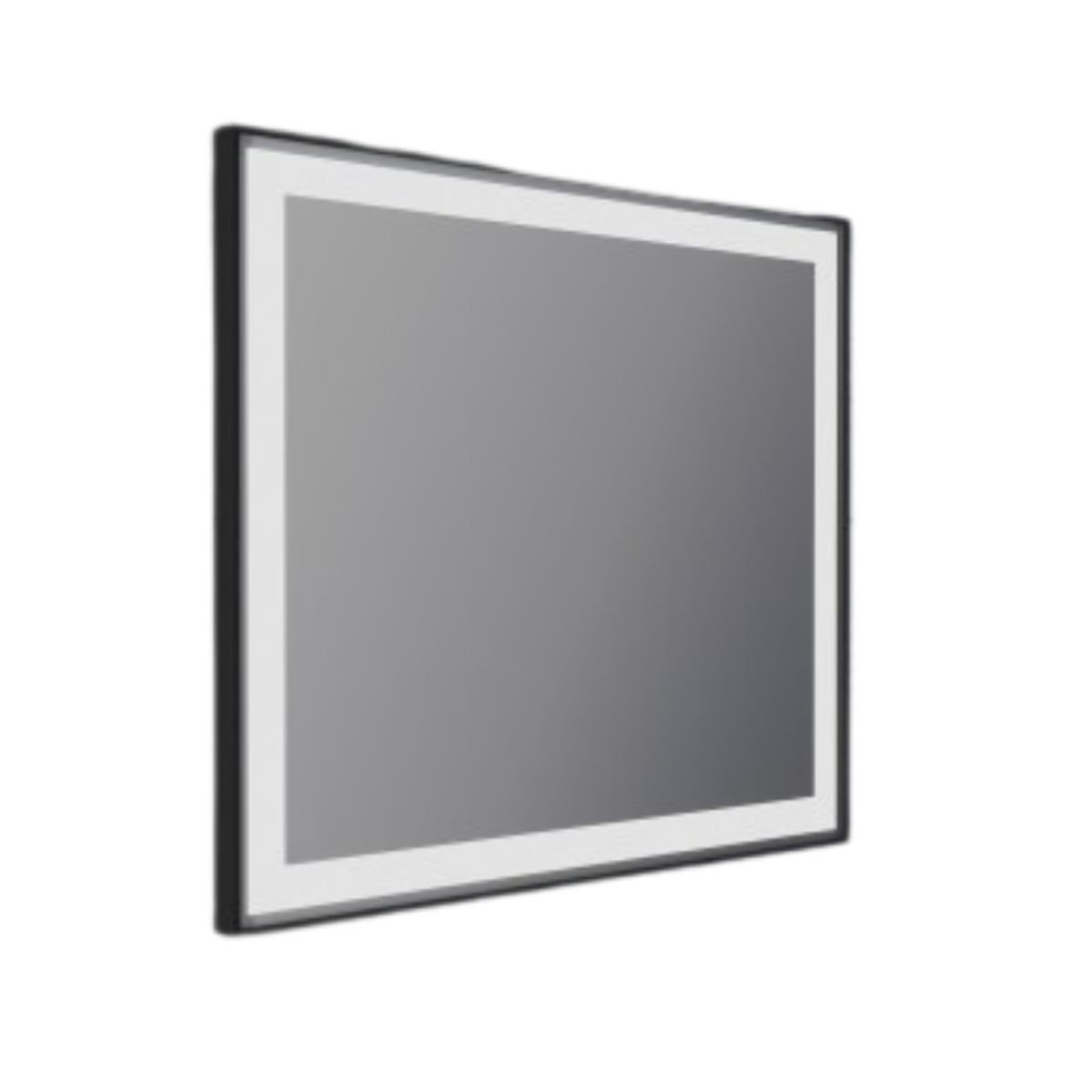 Orka Style 75x65 cm Siyah Çerçeveli LED’li Ayna