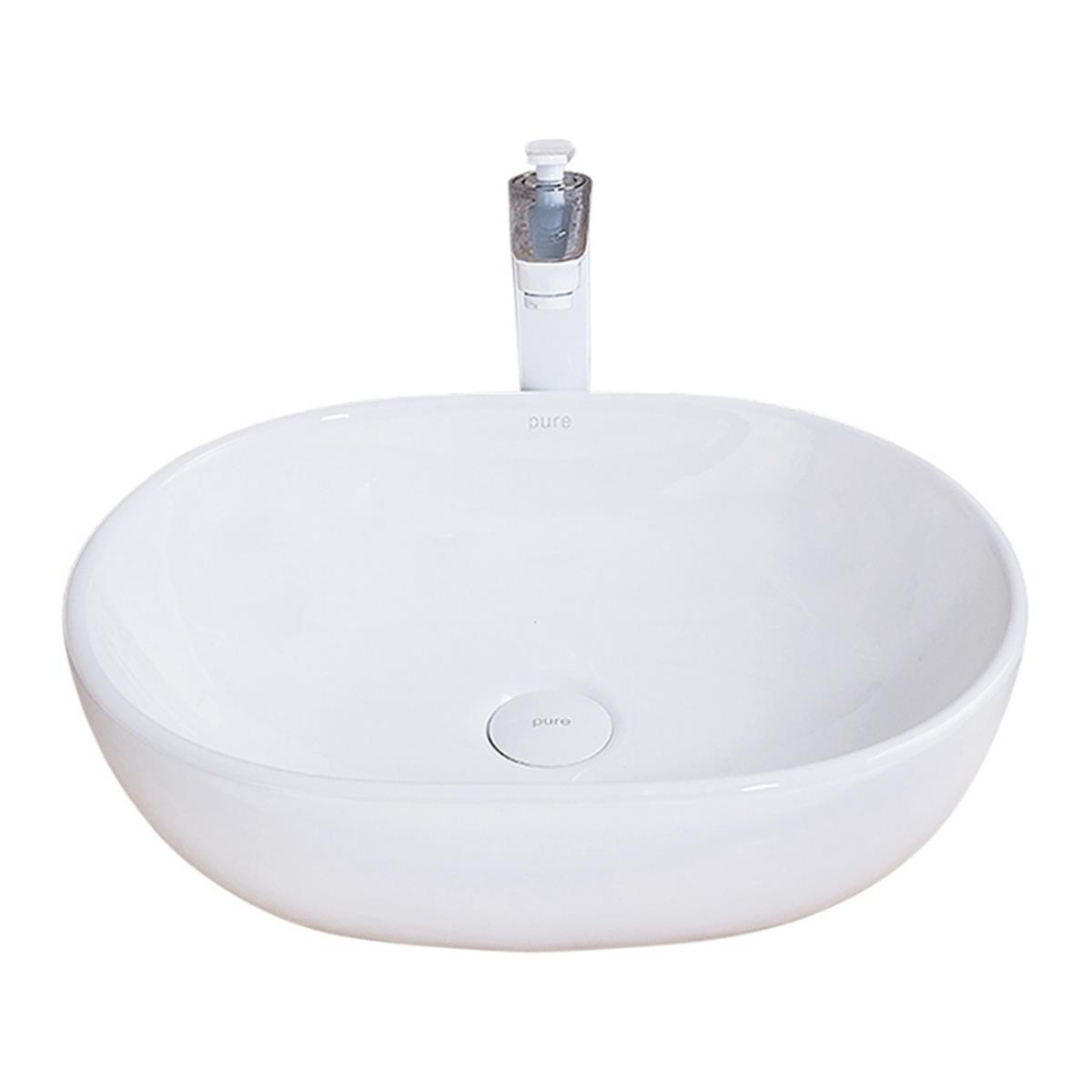 Pure Concept Beyaz Tezgah Üstü Çanak Lavabo