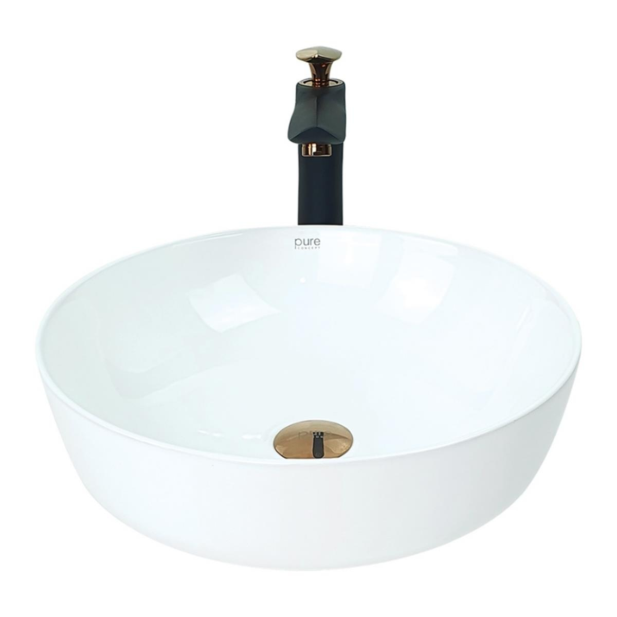 Pure Concept Beyaz Tezgah Üstü Çanak Lavabo