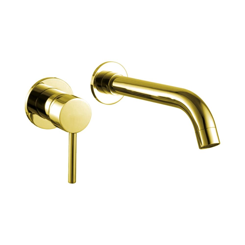 Pure Concept Altın Ankastre Lavabo Bataryası