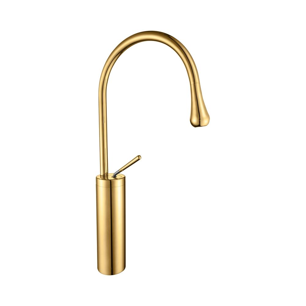 Pure Concept Minimal Altın Çanak Lavabo Bataryası