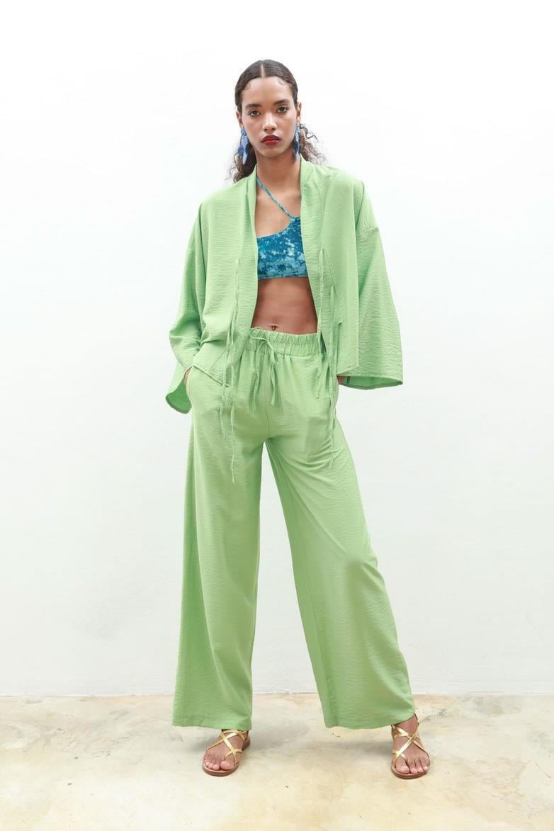 S4Y9852Blanca Plazzo Pantolon Takım 9852