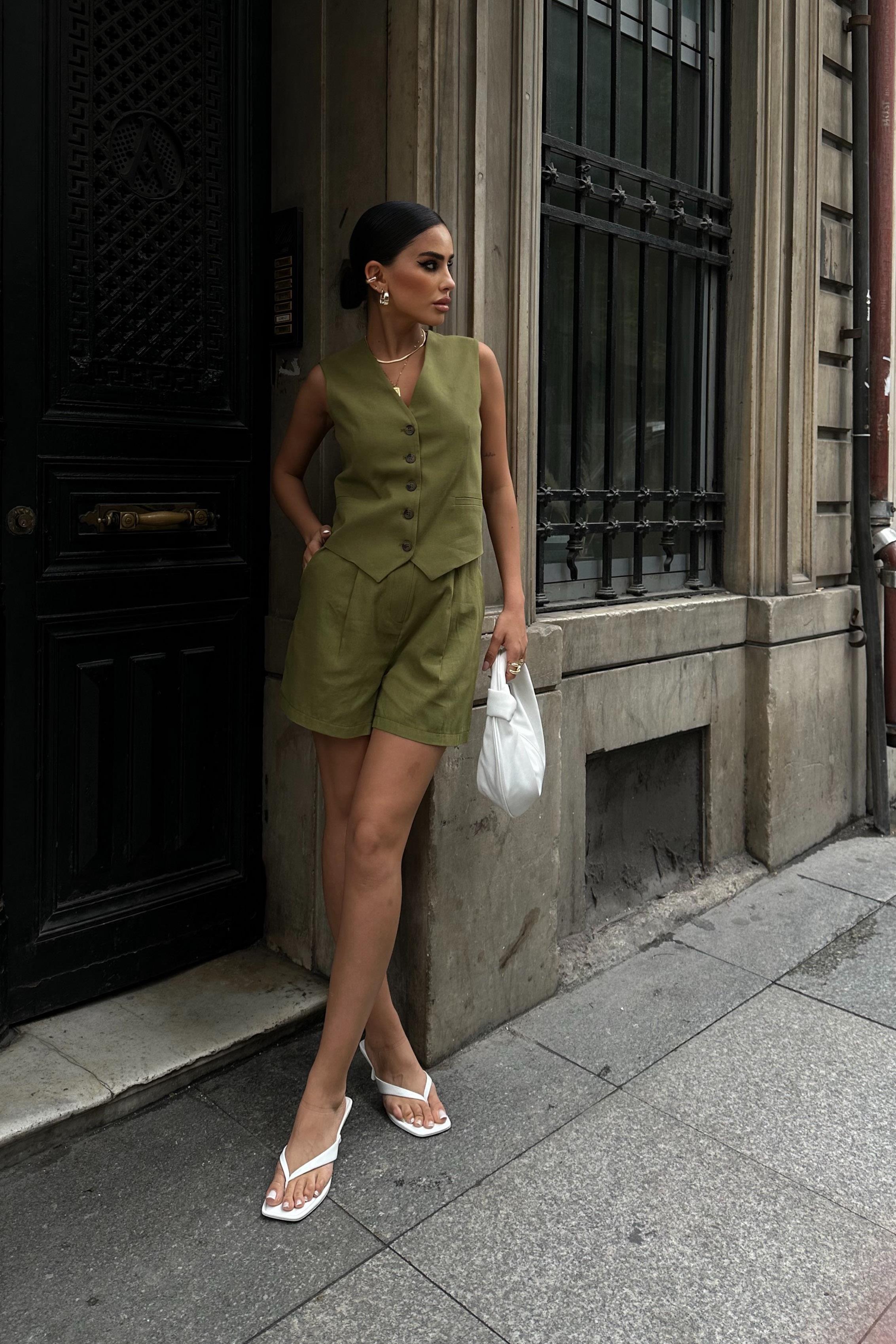 S4Y9561Clare Linen Suit with Vest 9561-08