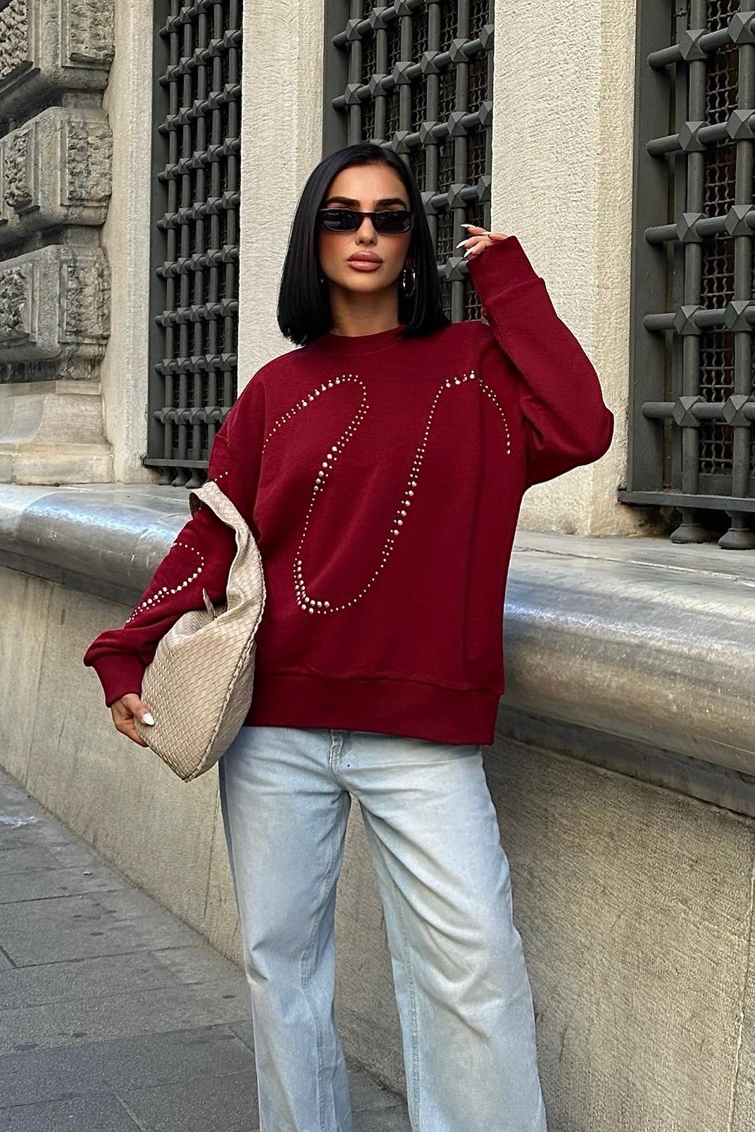 S5K8052Silver Stone Sweatshirt 8052