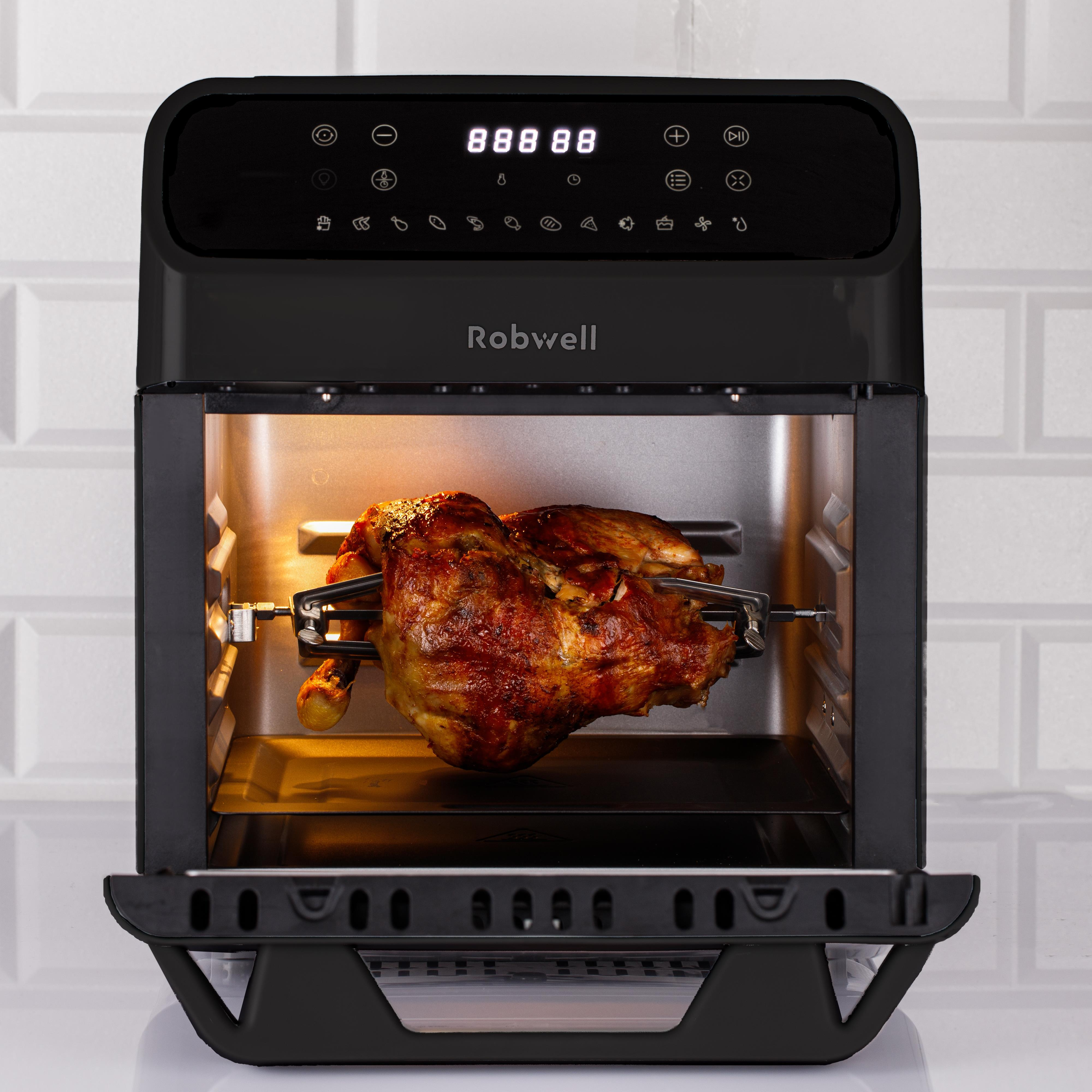 Robwell Robx As29 12lt Air Fryer 12 Ön Programlı Çok Amaçlı Yağsız Hava Fritözü
