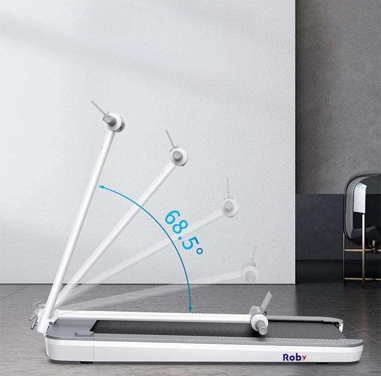 Robx E7 Katlanabilir 0-12km Hız Bluetooth Bağlantı 120kg Taşıma Dokunmatik Panel Koşu Bandı