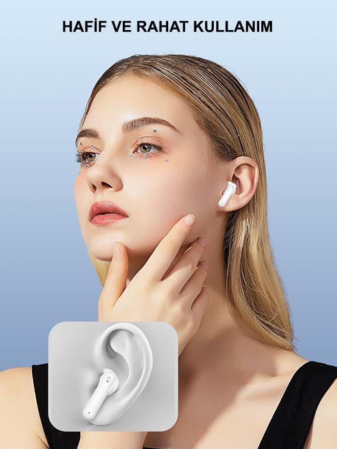 Robx S-30 Bluetooth Kulaklık Ios-android Enc Ortam Sesi Azaltma 4 Mikrofonlu 5.3 Ipx6 
