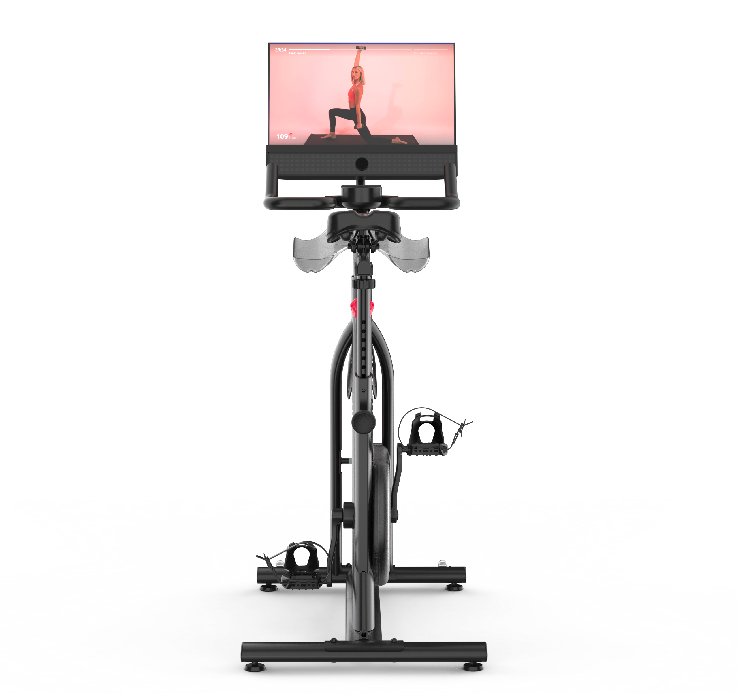 Robx S20 Smart Spin Bike Fhd 22 Inç Ekran Hoparlör Ses Sistemi Wifi Bluetooth Kondisyon Bisikleti