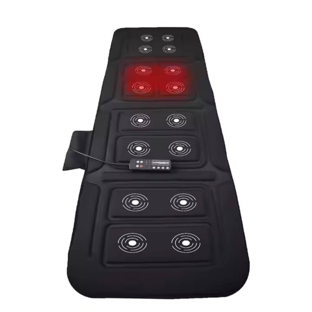 Robx S607 Titreşimli Elektrikli Isıtmalı 10 Seviyeli Motor Rahatlatıcı Masaj Yatağı
