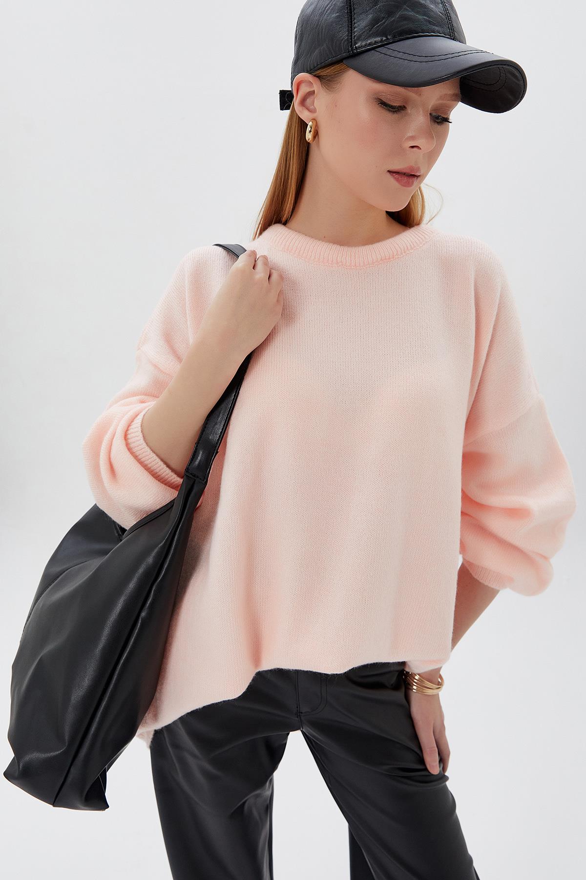 Oversize Triko Kazak PUDRA