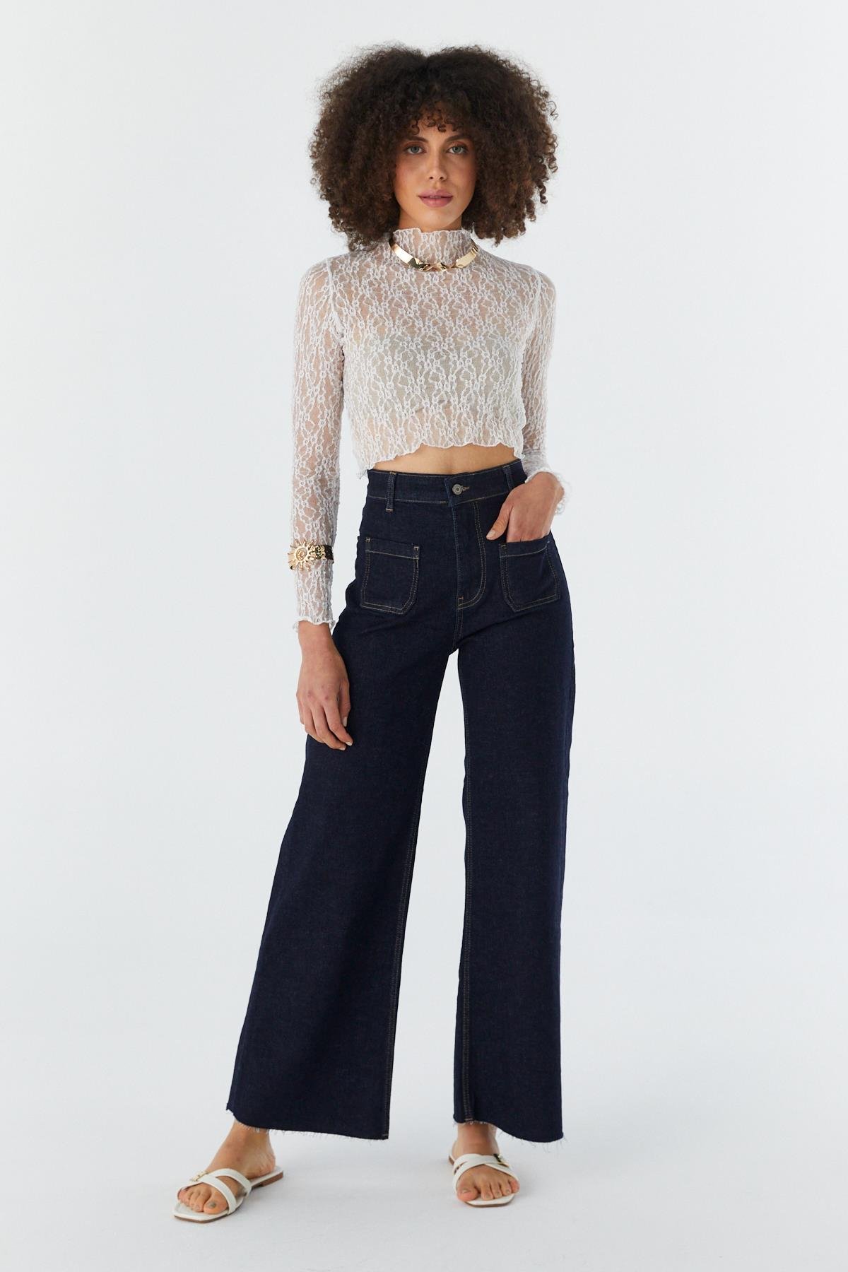 Wide Leg Pantolon LACI