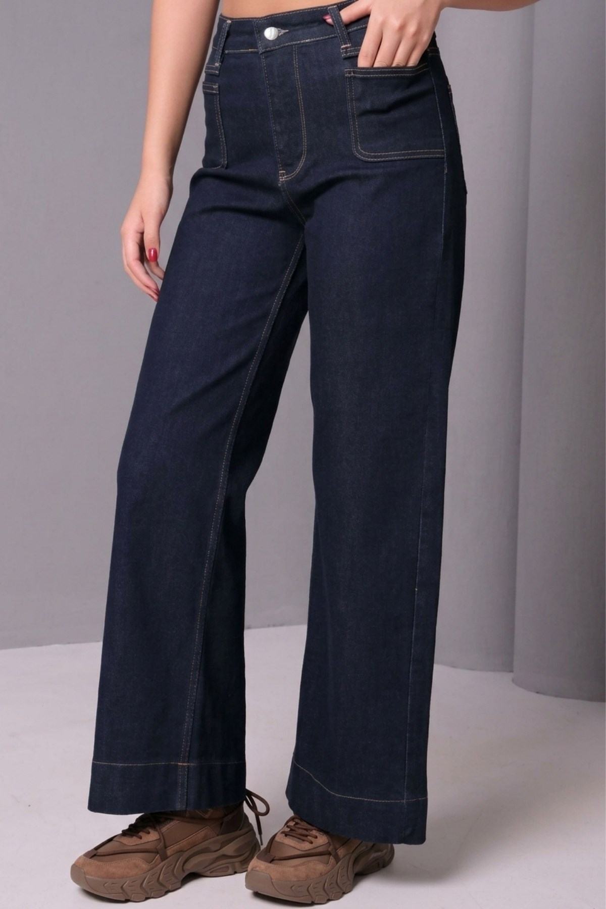 Wide Leg Yüksek Bel Jean LACI