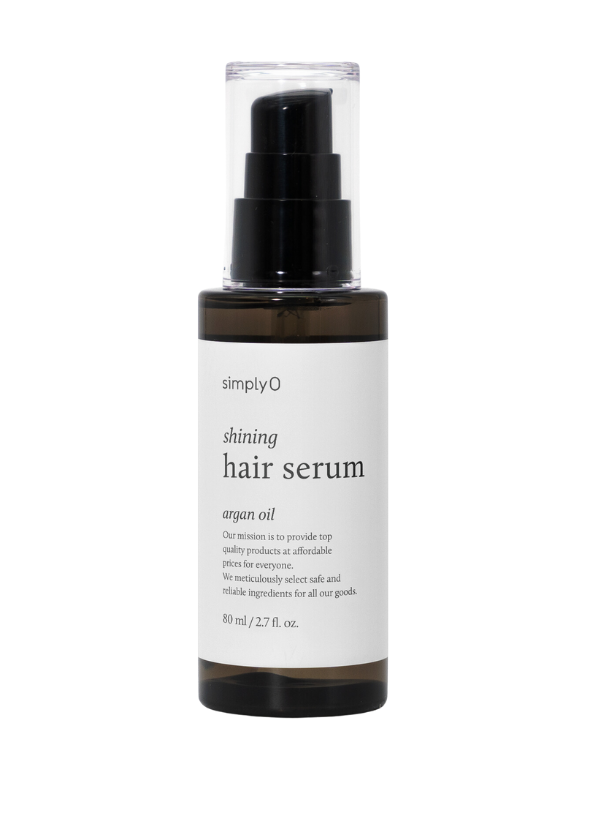 SimplyO Shining Hair Serum Argan Oil 80ml | Parlaklık ve Saç Onarımı İçin Doğal Bakım