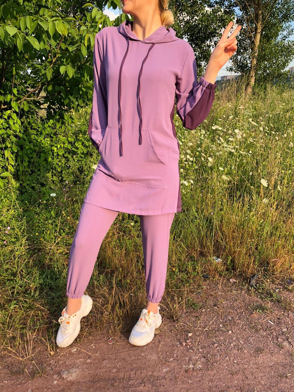 AEROBİN KUMAŞ KAPÜŞONLU SWEAT