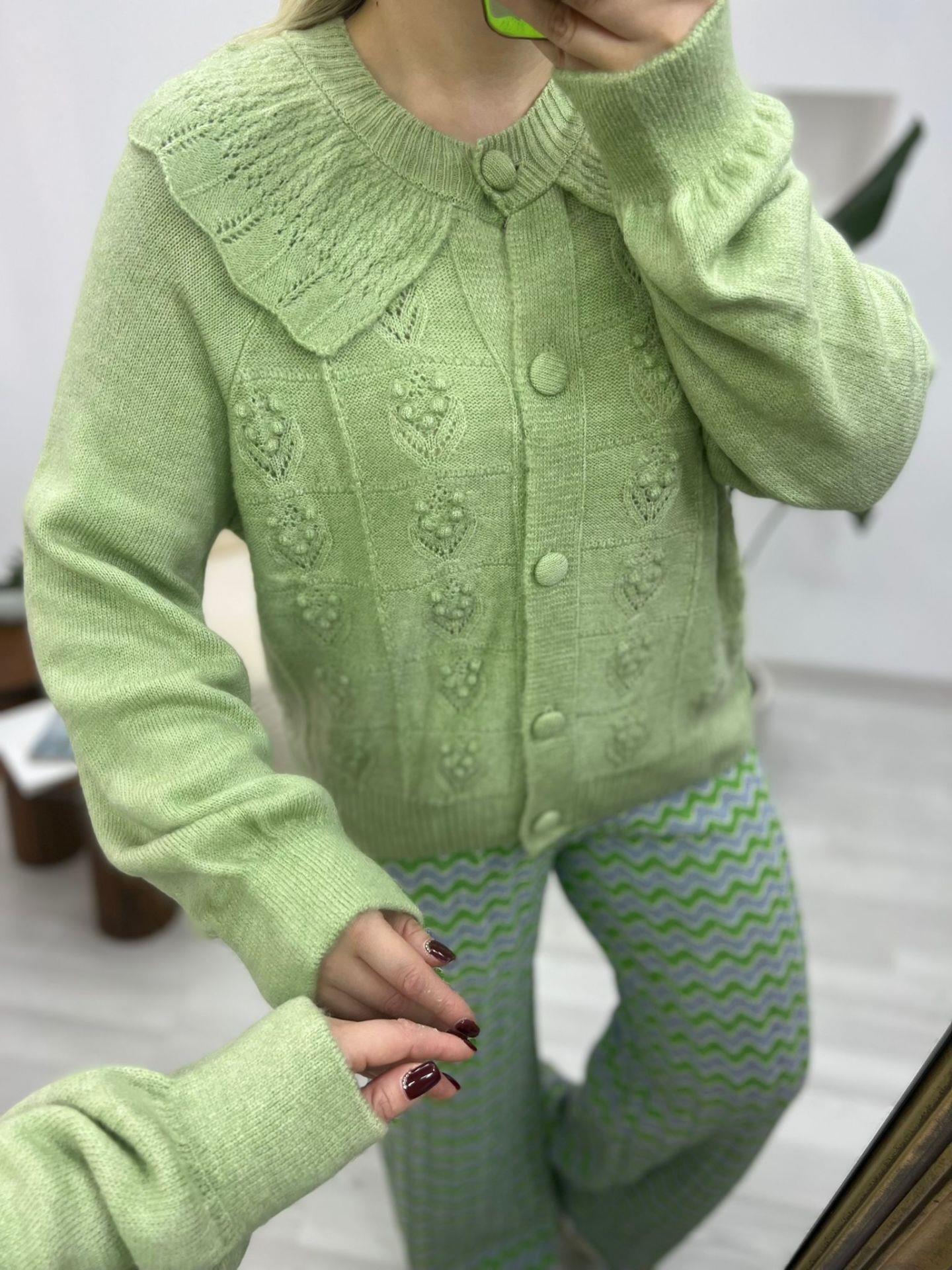 BEBE YAKA YEŞİL HIRKA