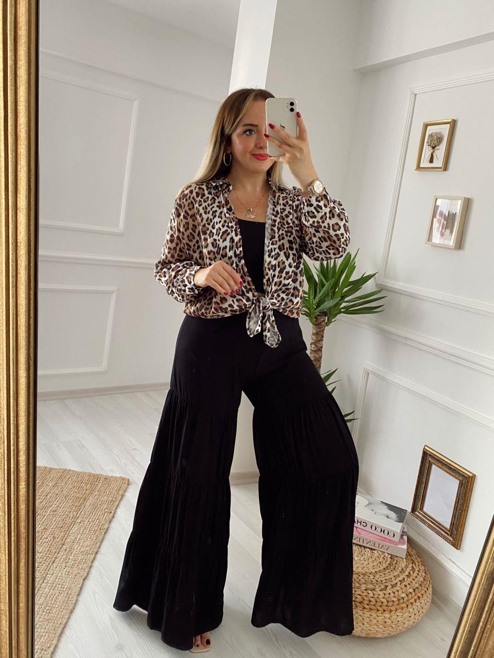 BELİ LASTİKLİ İSPANYOL PANTOLON