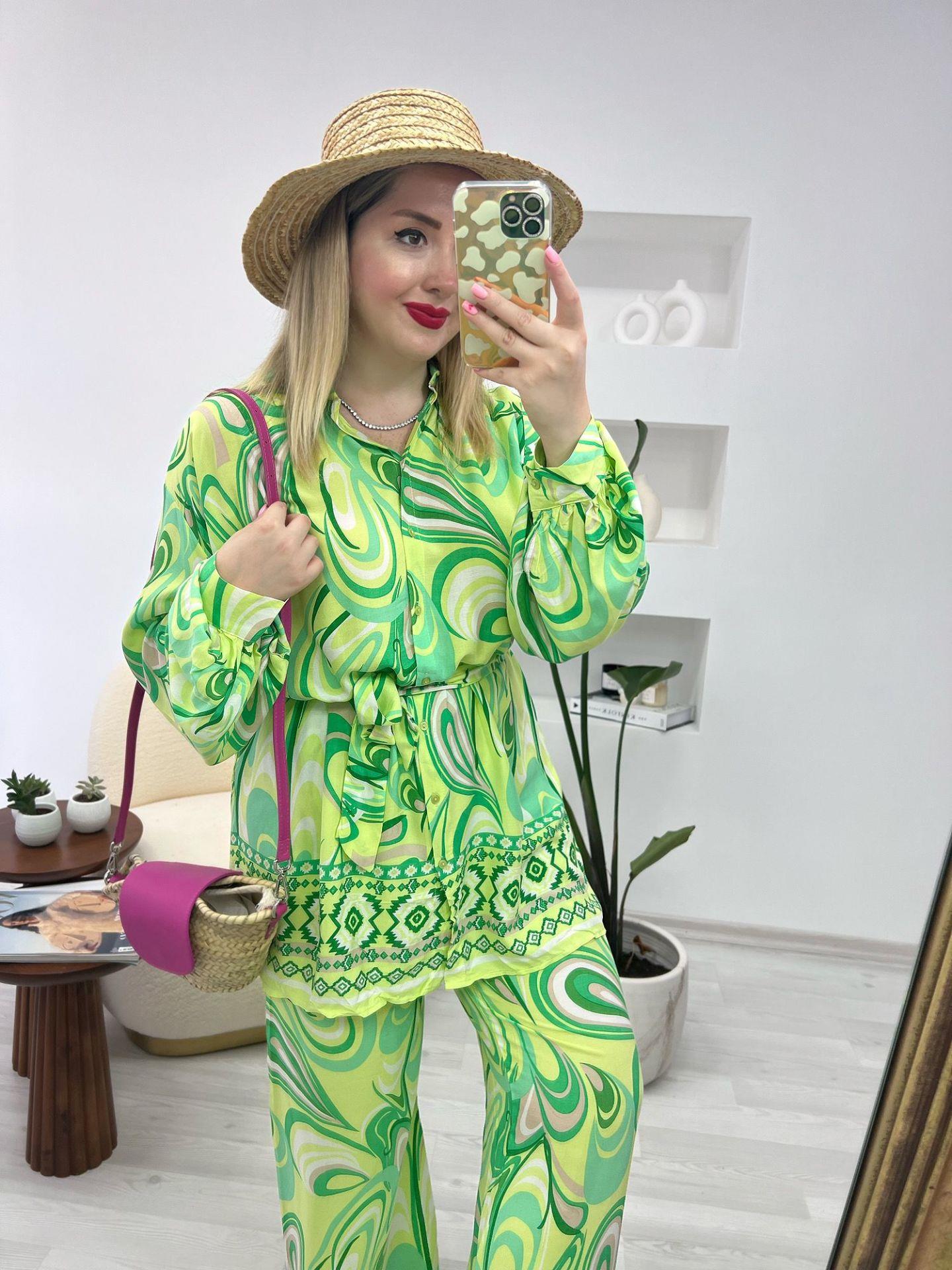 PETRA PAMUK VİSKON TAKIM YEŞİL