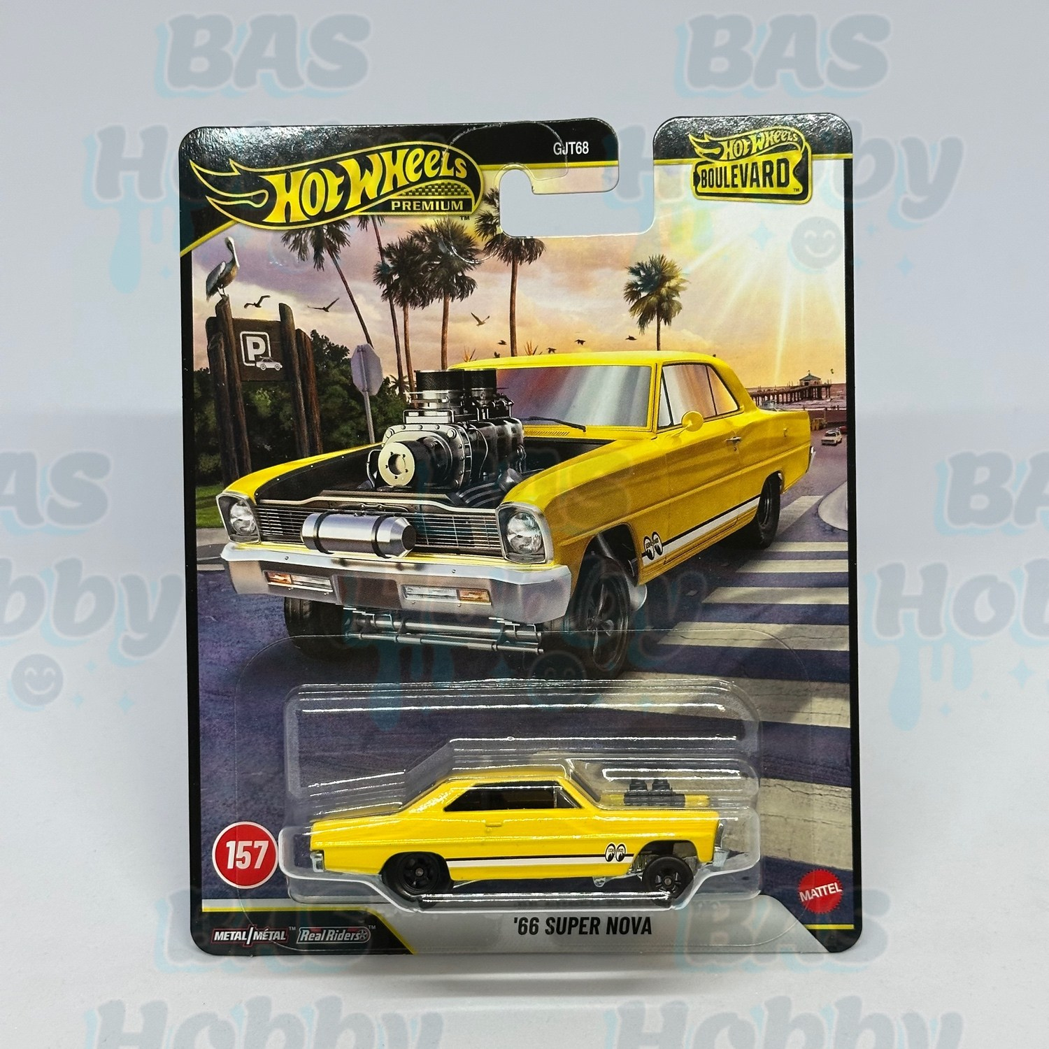 (HATALI) Hot Wheels Premium Boulevard No:157 - '66 Super Nova