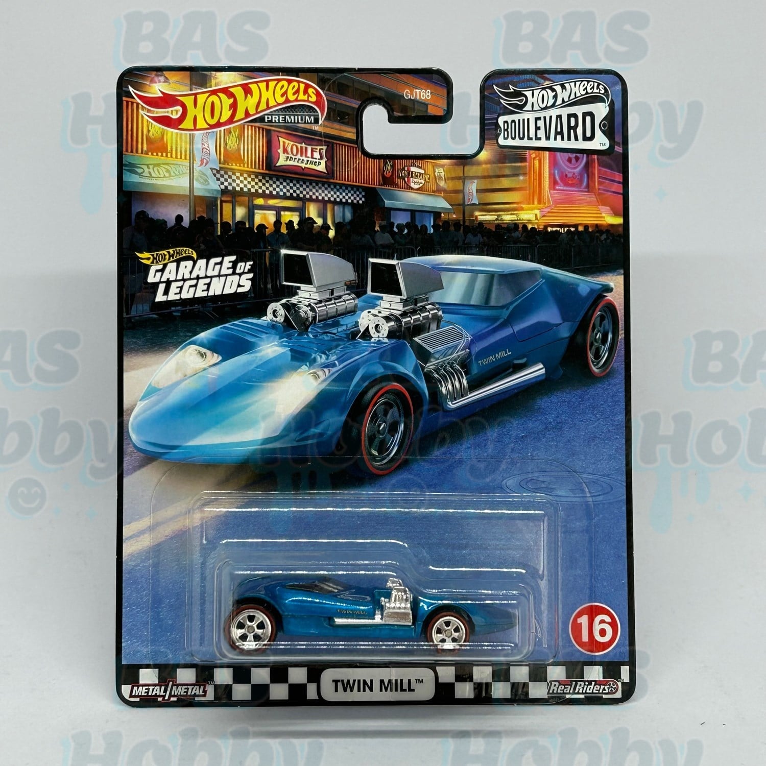 (HATALI) Hot Wheels Premium Boulevard No:16 - Twin Mill