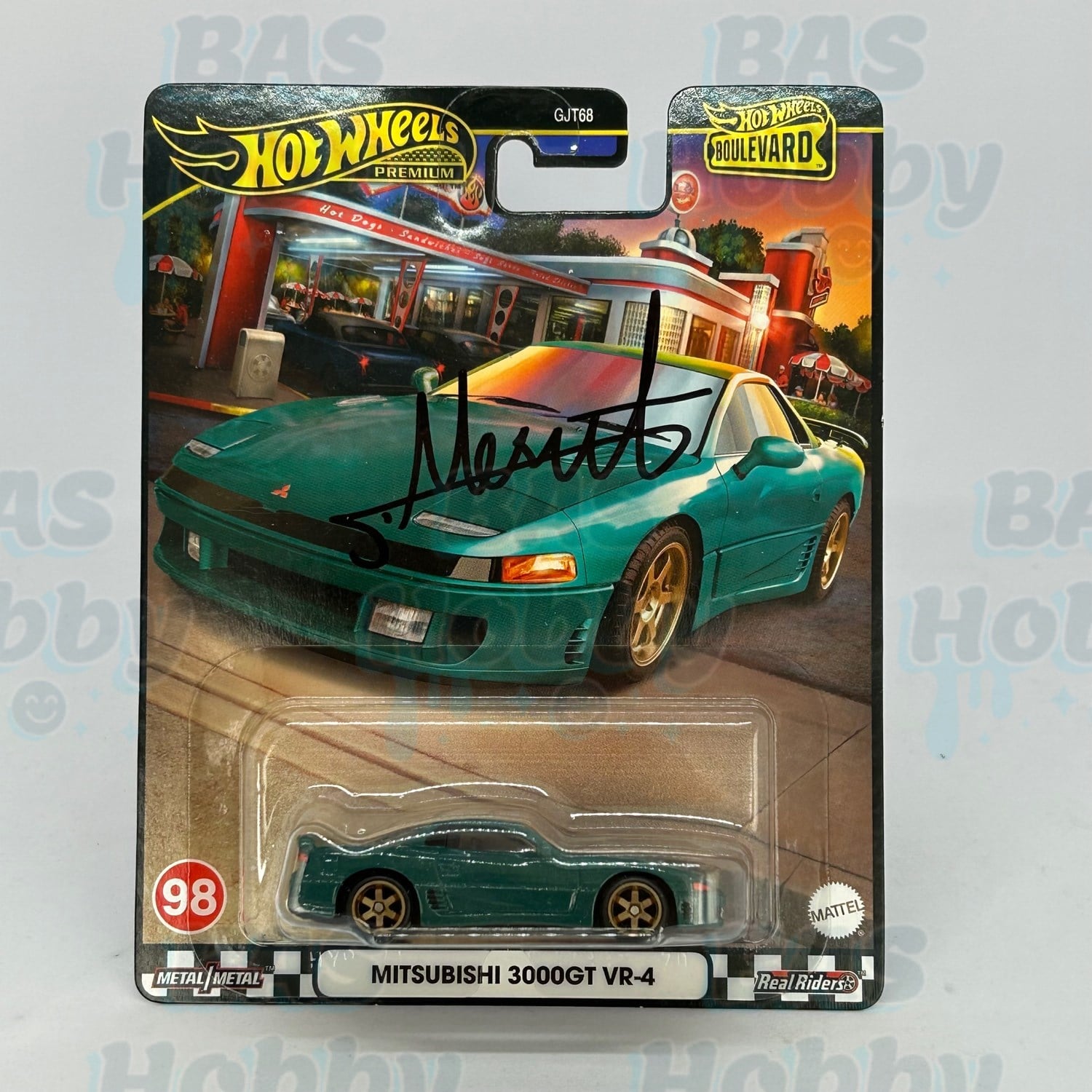 (HATALI) Hot Wheels Premium Boulevard No:98 - Mitsubishi 3000GT VR-4 