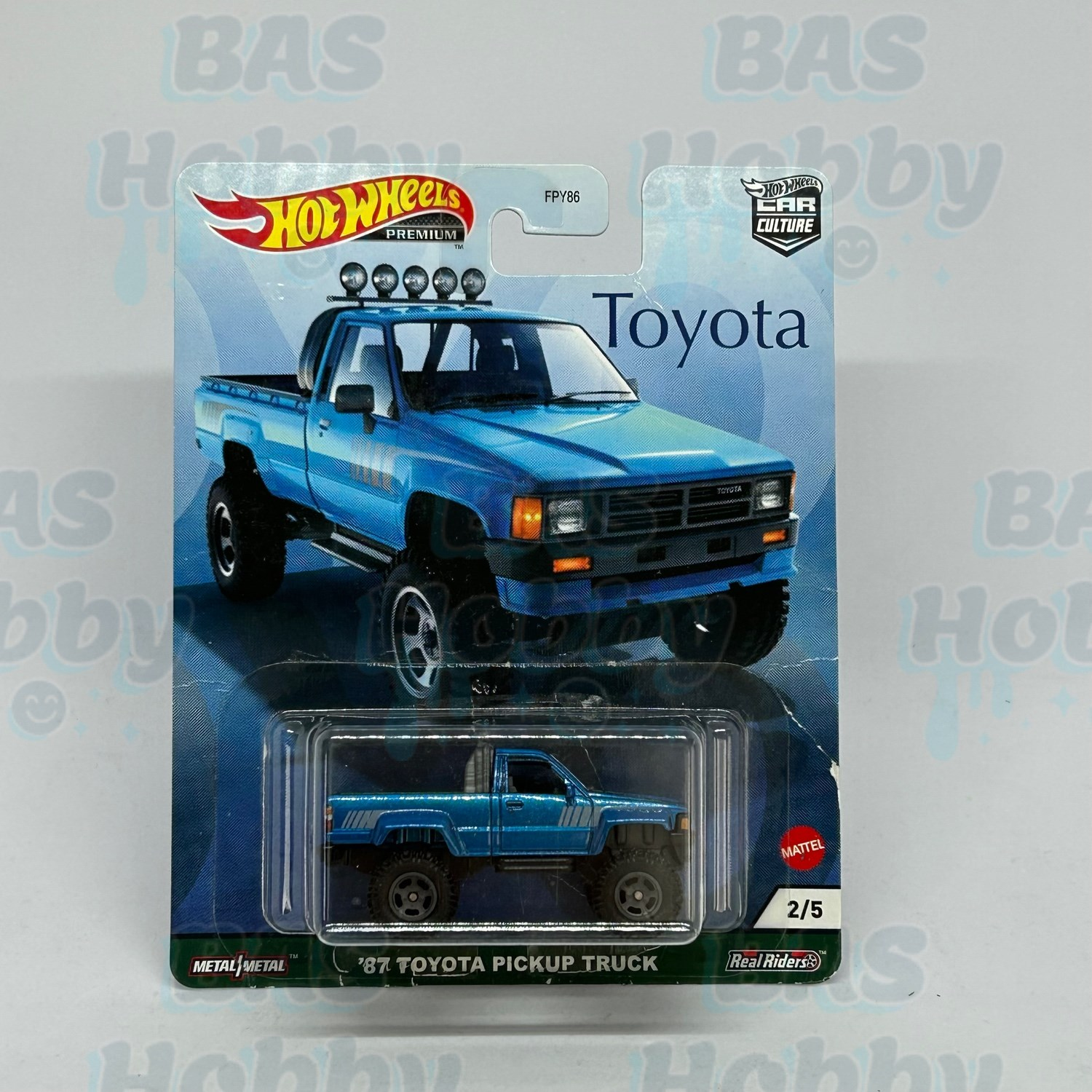 (HATALI) Hot Wheels Premium Car Culture Toyota - '87 Toyota Pickup Truck 