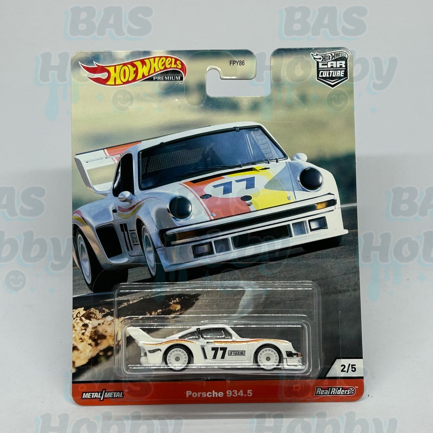 (HATALI) Hot Wheels Premium Car Culture Thrill Climbers 1 - Porsche 934.5