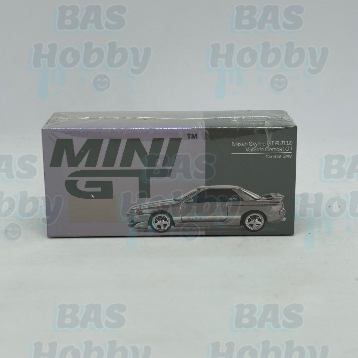 (HATALI) Mini GT 1/64 Nissan Skyline GT-R (R32) Veilside Combat C-I Combat Grey MGT00971
