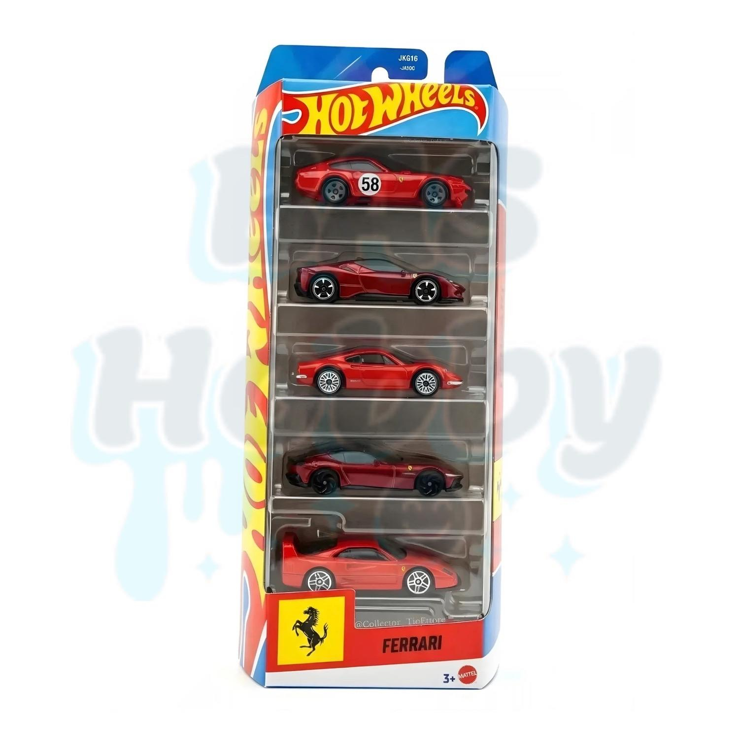 Hot Wheels Ferrari Beşli (5'li) Set