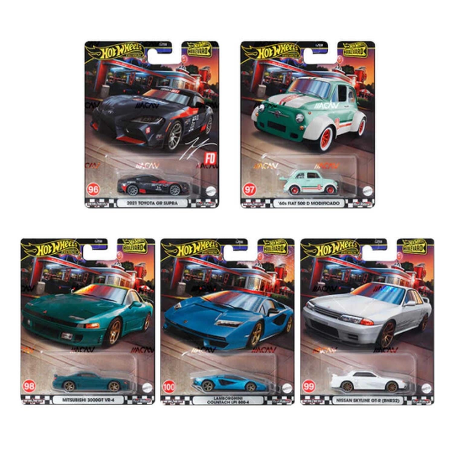 Hot Wheels Premium Boulevard Set - 2024 Mix-2 (96-100)