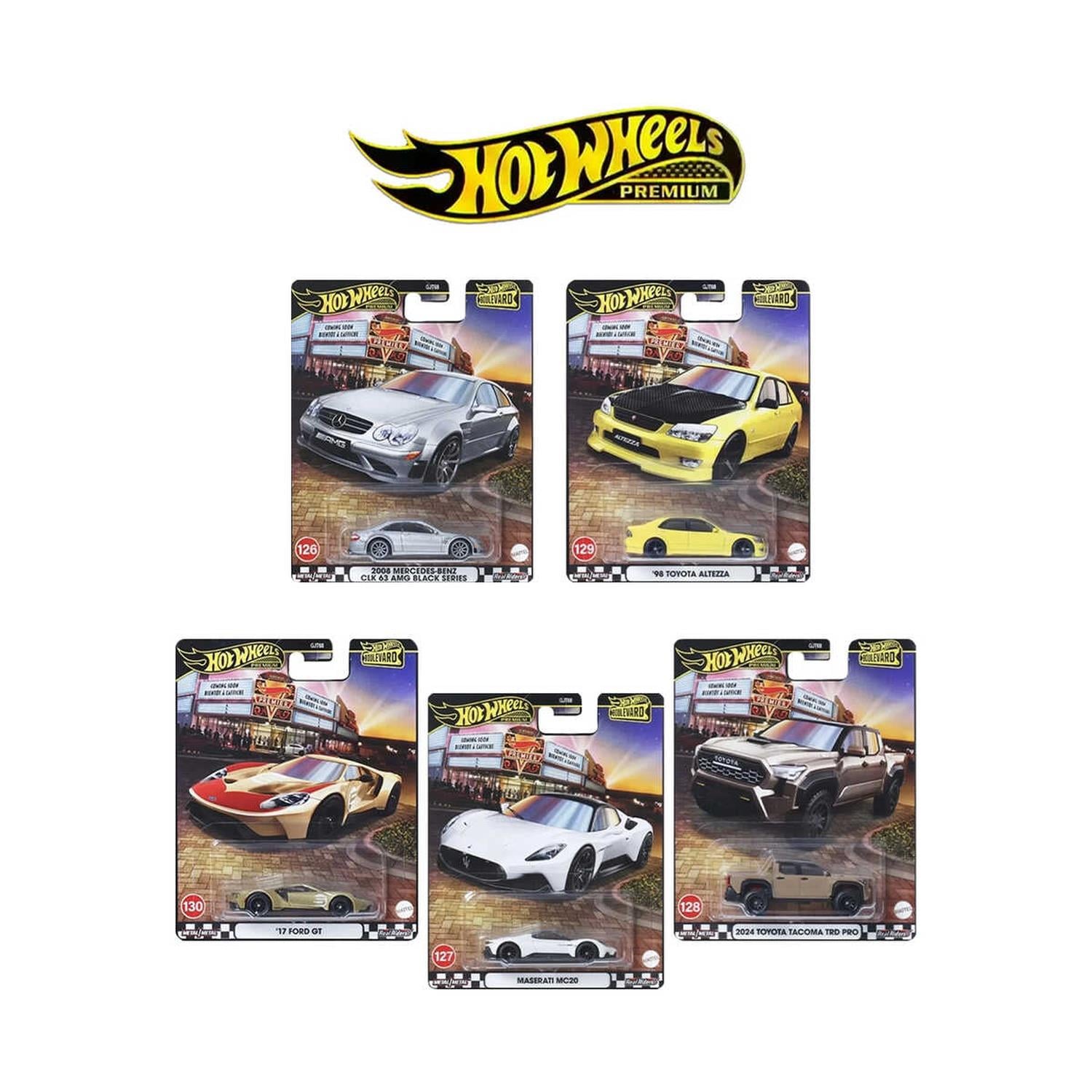Hot Wheels Premium Boulevard Set - 2025 Mix-3 (126-130)