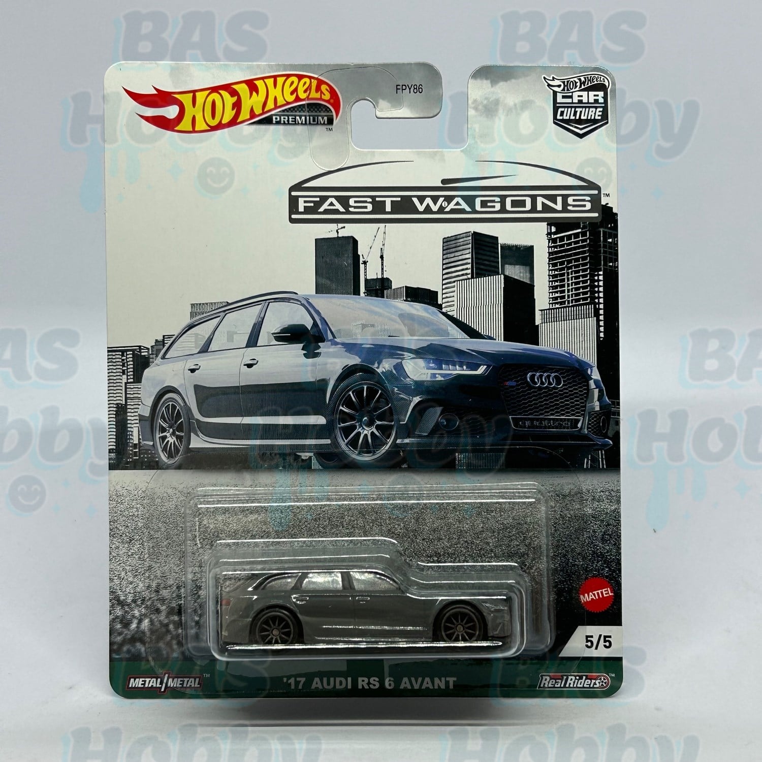 Hot Wheels Premium Car Culture Fast Wagons 1 - '17 Audi RS 6 Avant 