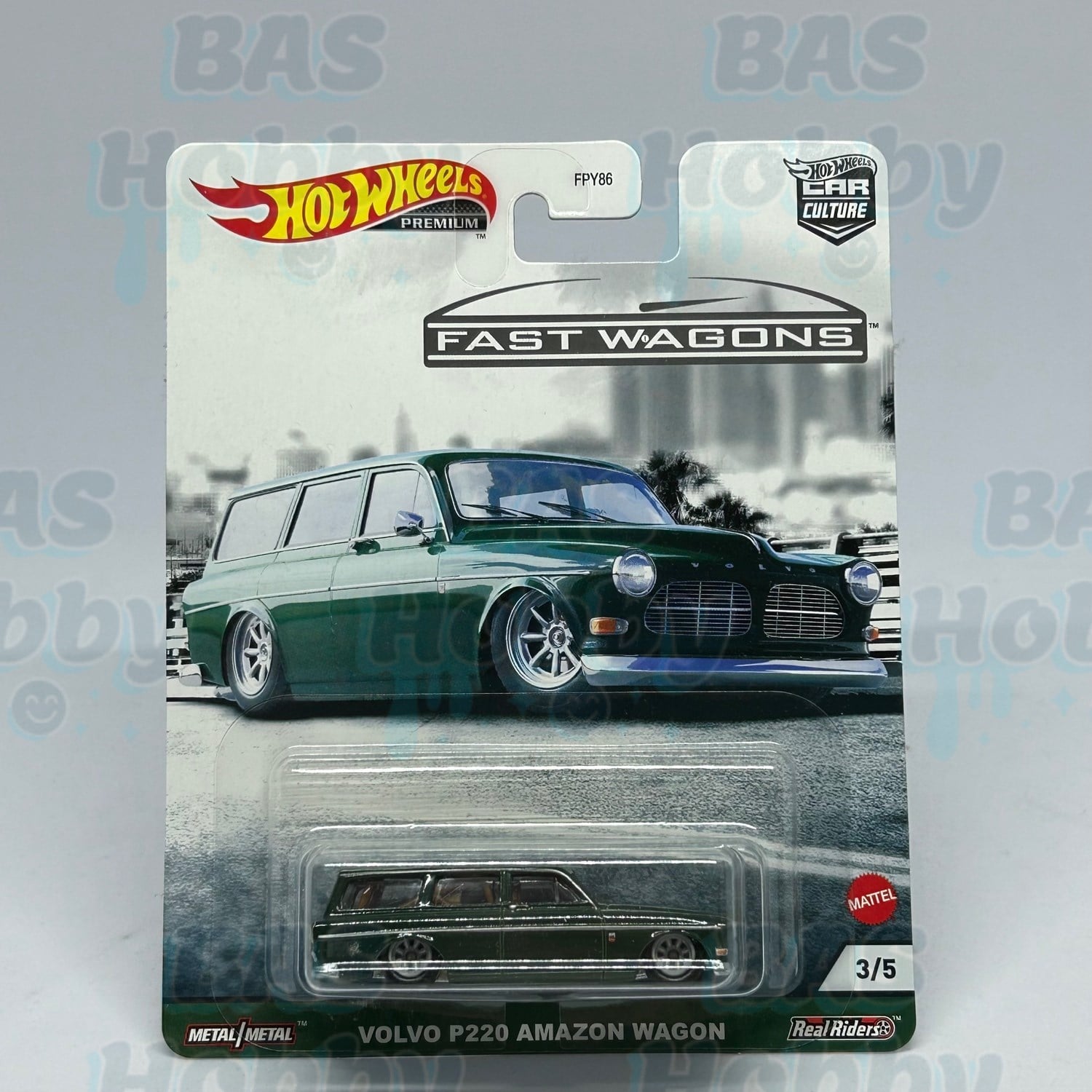 Hot Wheels Premium Car Culture Fast Wagons 1 - Volvo P220 Amazon Wagon