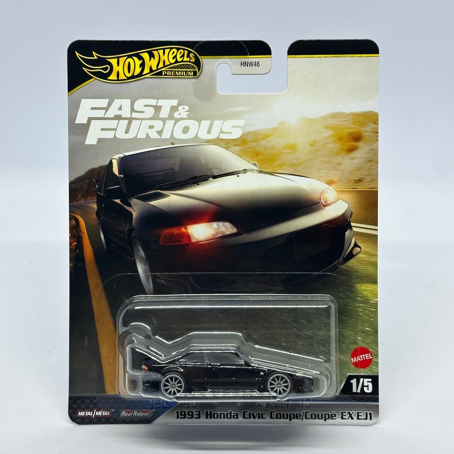Hot Wheels Premium Fast&Furious 2025 Mix 4 - 1993 Honda Civic Coupe EX EJ1 