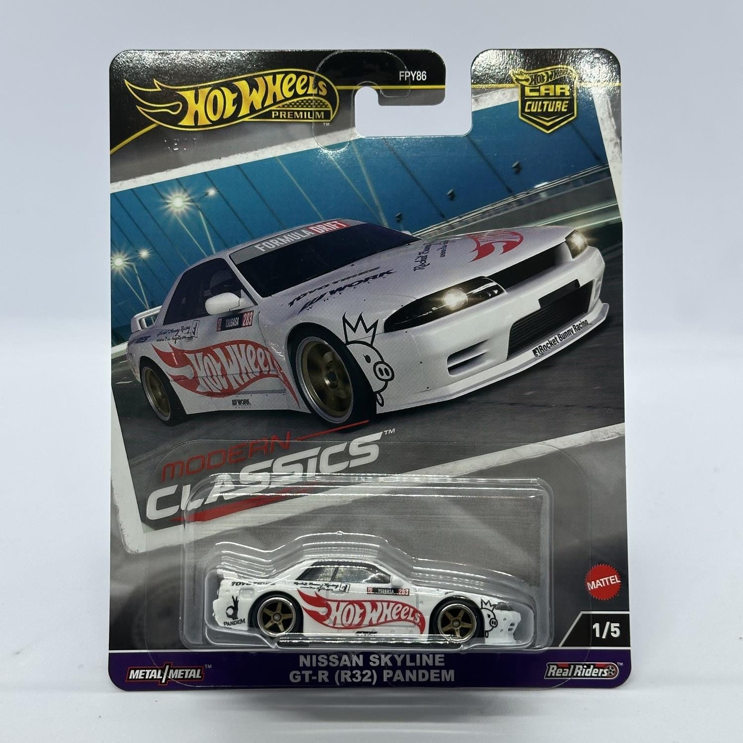 Hot Wheels Premium Modern Classics - Nissan Skyline GT-R (R32) Pandem 