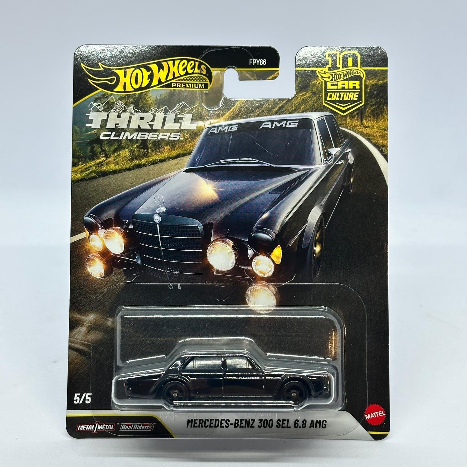 Hot Wheels Premium Thrill Climbers - Mercedes-Benz 300 SEL 6.8 AMG 