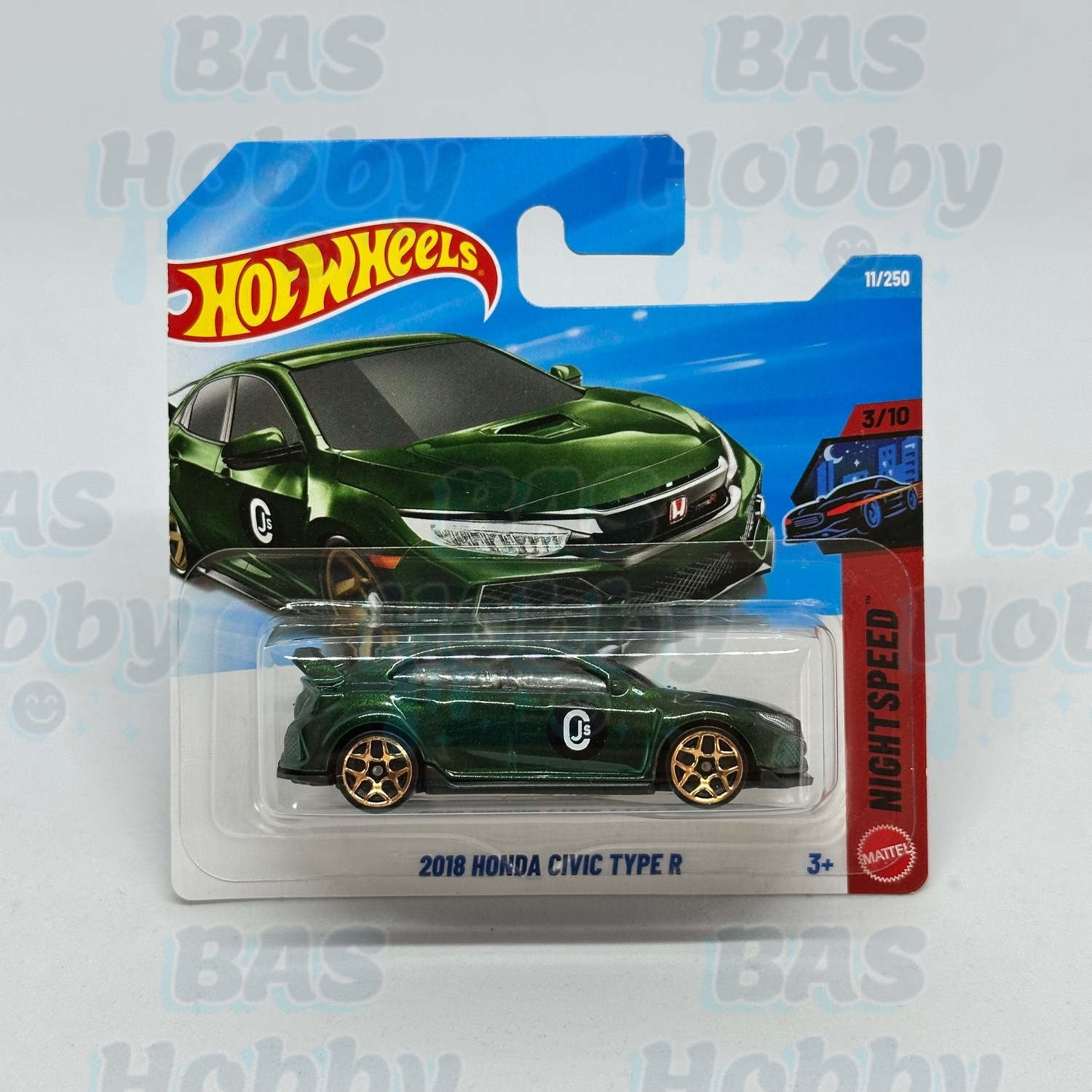 Hot Wheels Regular Nightspeed - 2018 Honda Civic Type. R