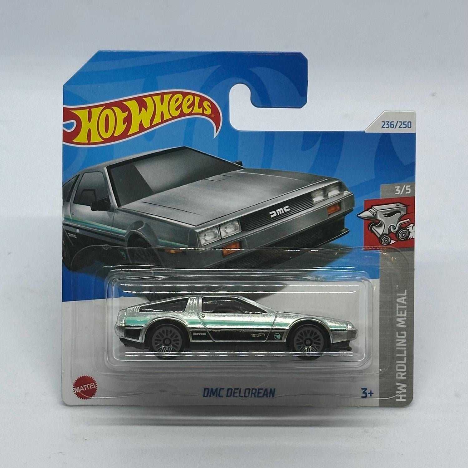 Hot Wheels Regular Rolling Metal - DMC Delorean (TH)