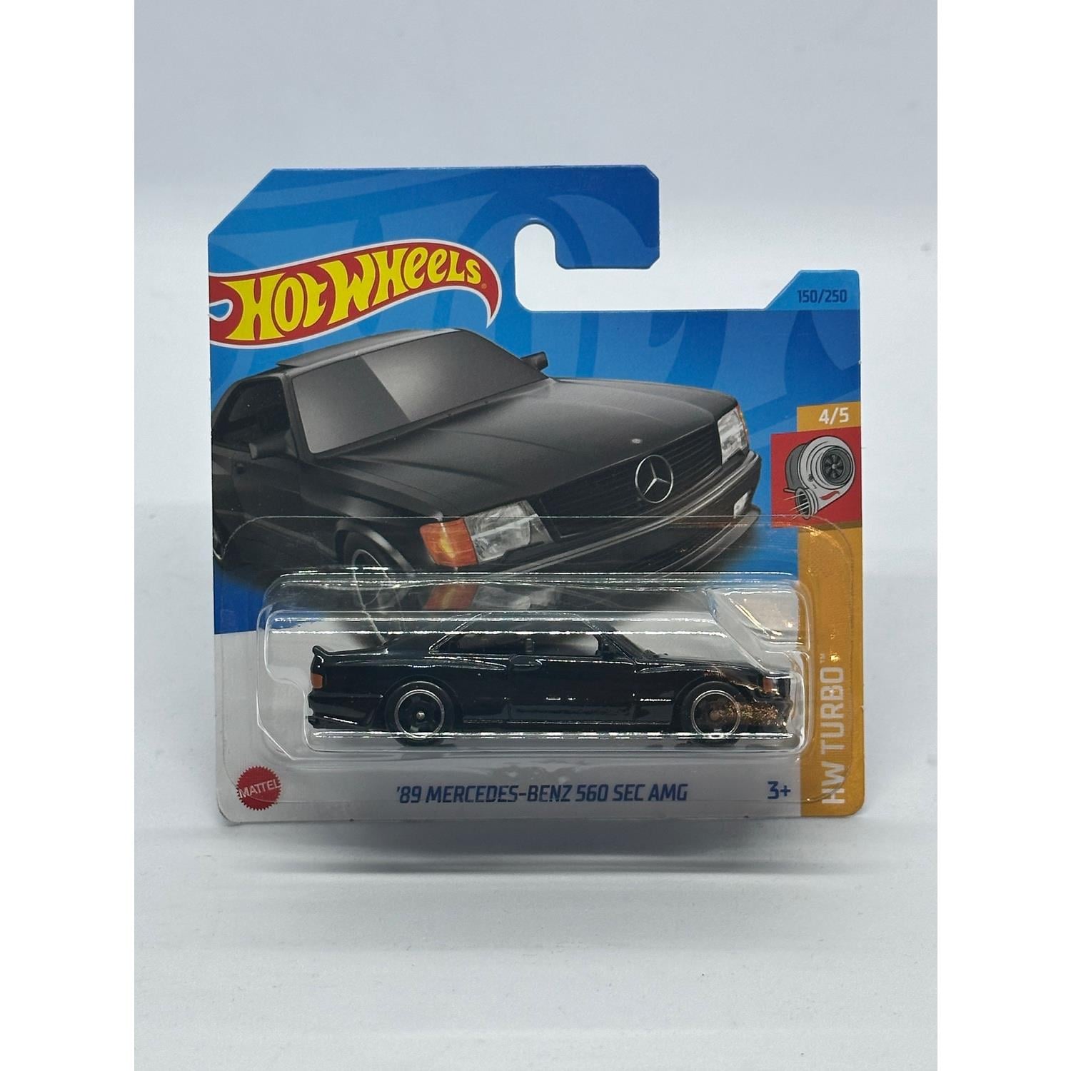 Hot Wheels Regular Turbo - '89 Mercedes-Benz 560 Sec AMG 