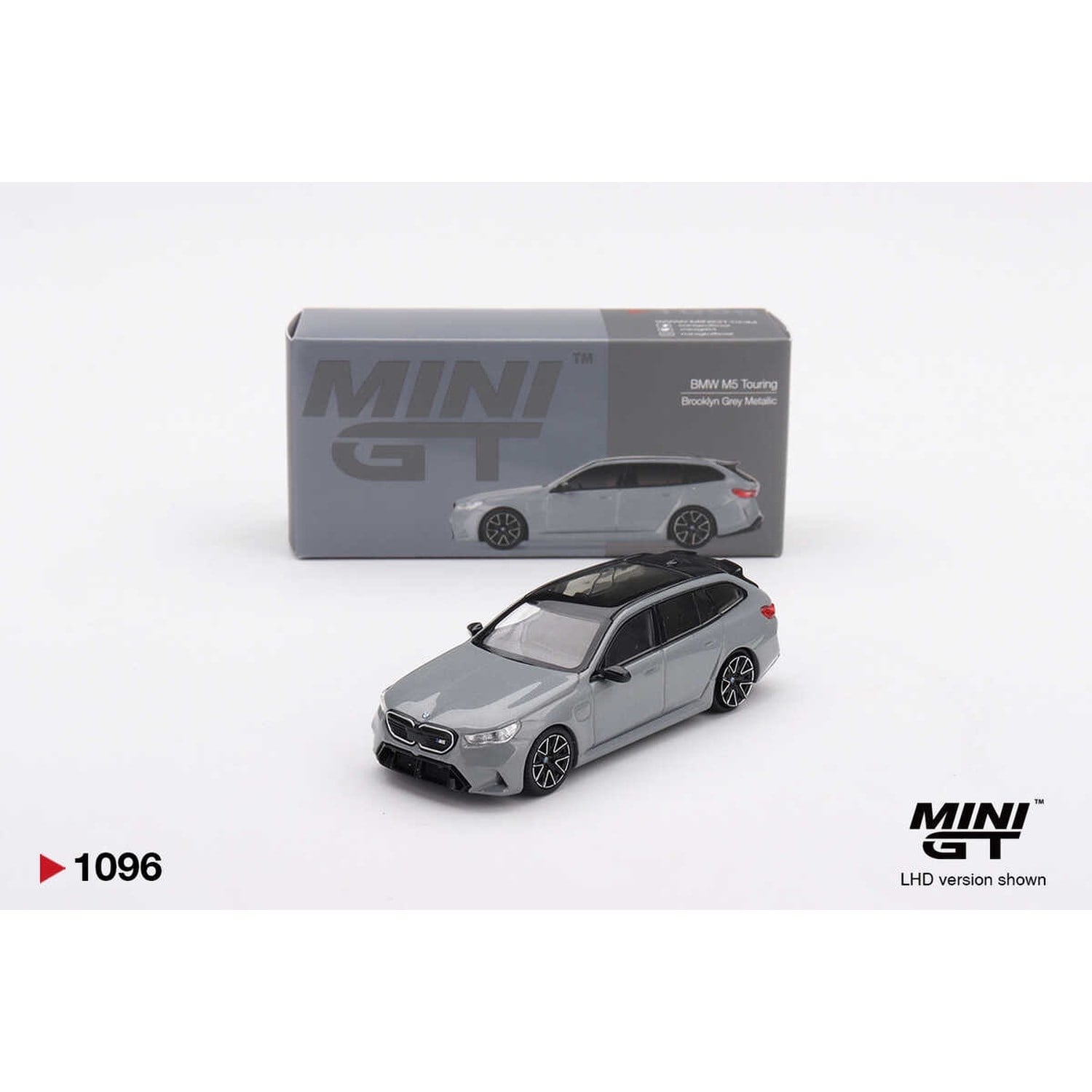 Mini GT 1/64 BMW M5 Touring (G99) Brooklyn Grey Metallic MGT01096