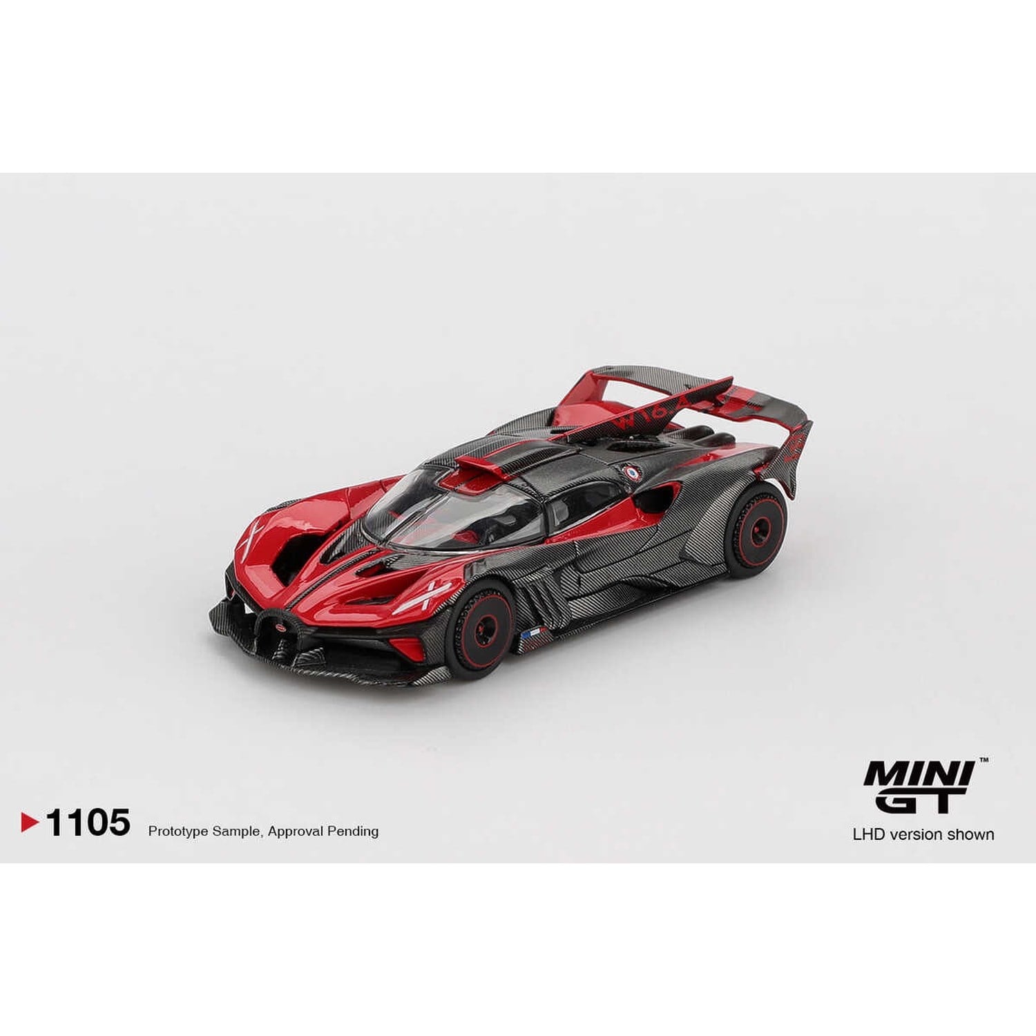Mini GT 1/64 Bugatti Bolide Red MGT01105