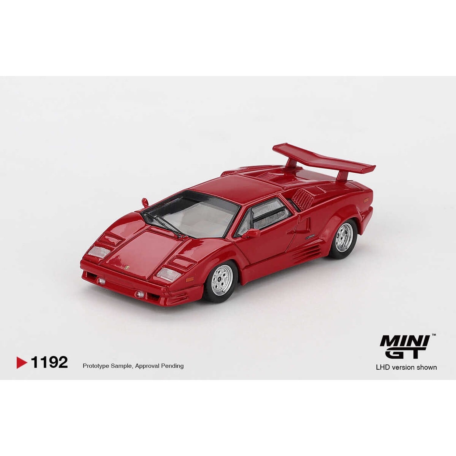 (ÖN SATIŞ) Mini GT 1/64 Lamborghini Countach 25th Anniversary Red MGT01192