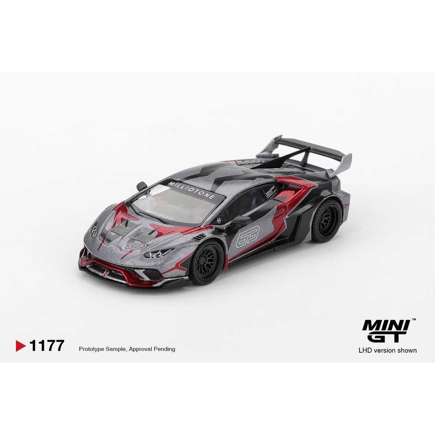 (ÖN SATIŞ) Mini GT 1/64 LB WORKS Lamborghini Huracán GT RONIN MGT01177