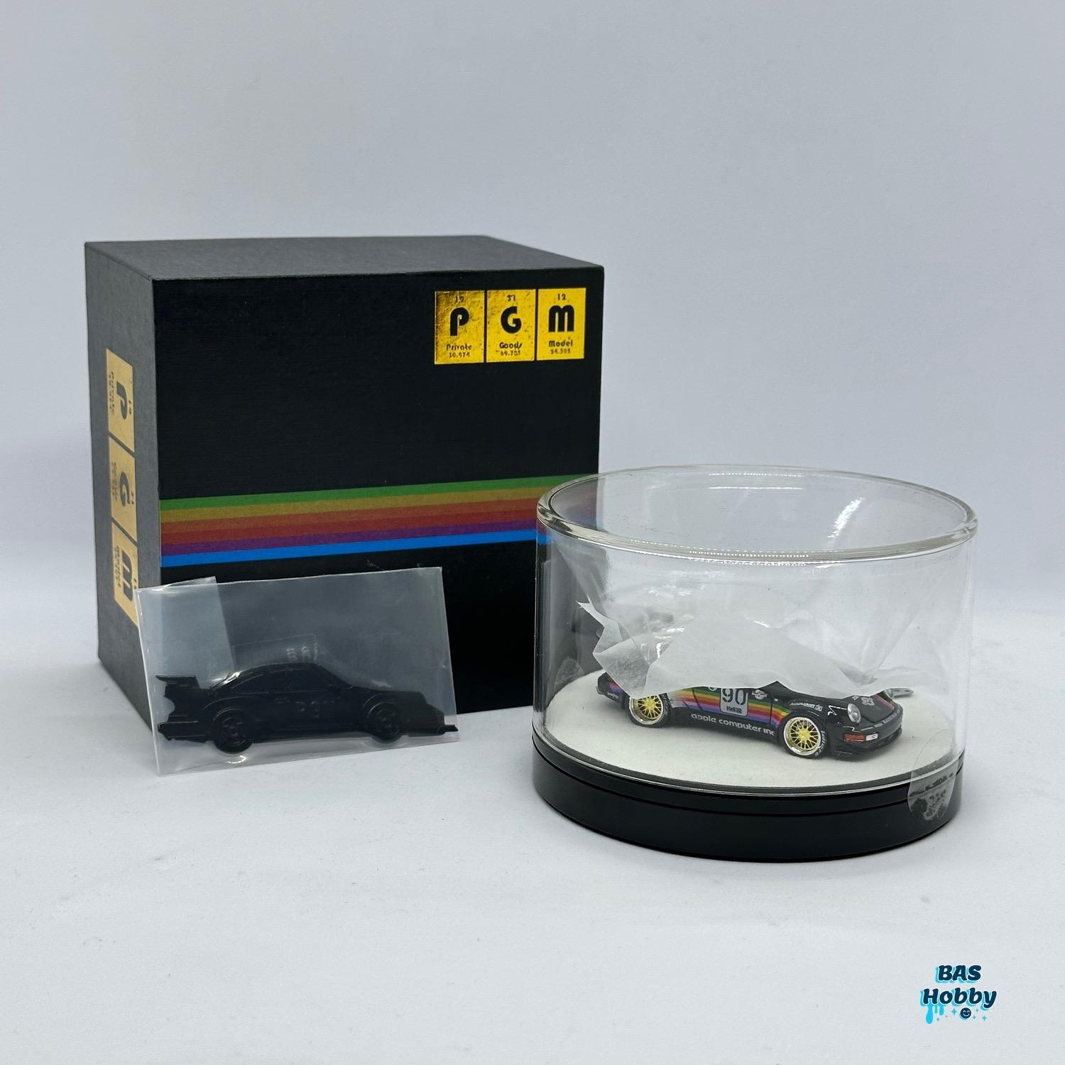 PGM 1/64 Black RWB 964 Apple Racing Deluxe