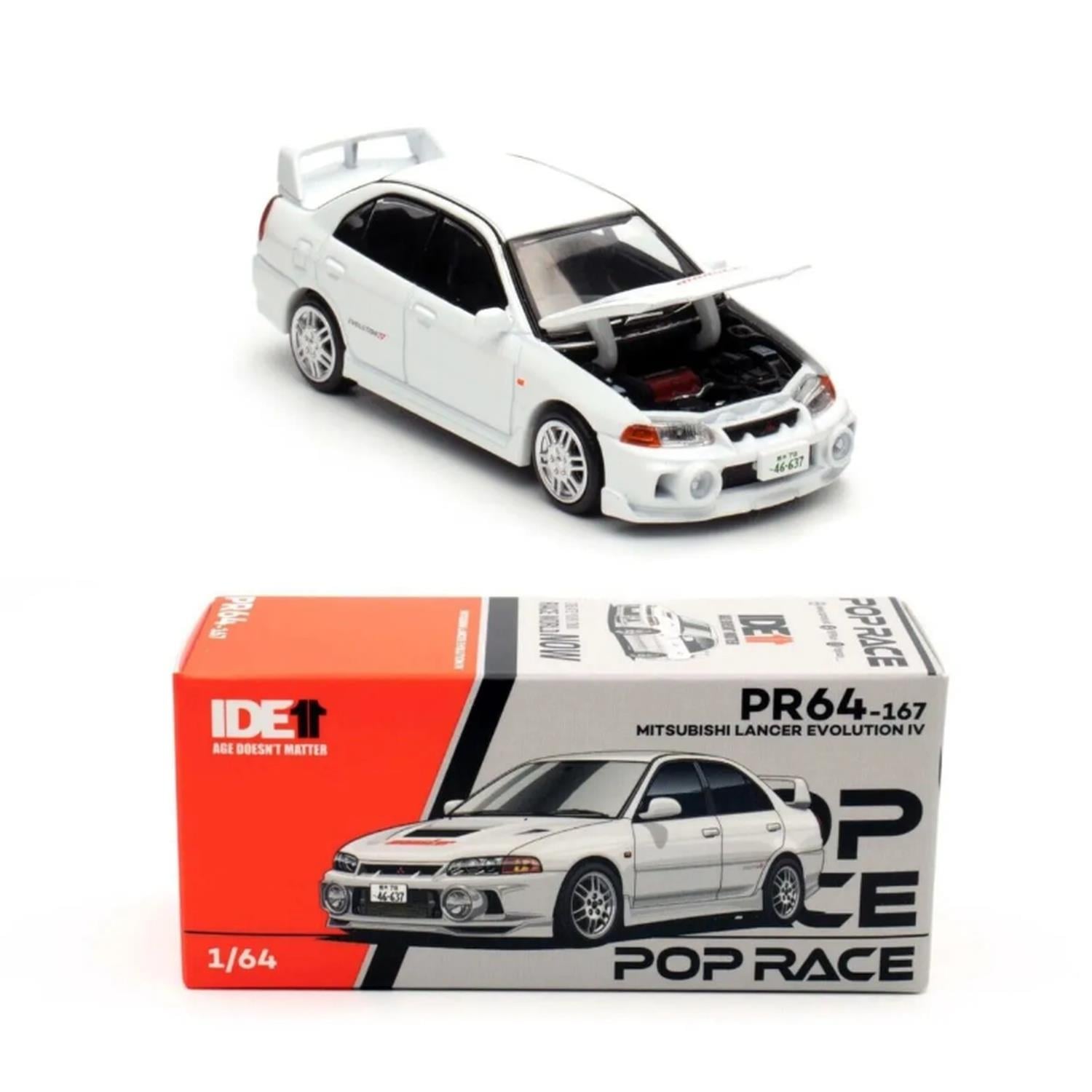 Pop Race Mitsubishi Lancer Evolution IV – White “Monster”