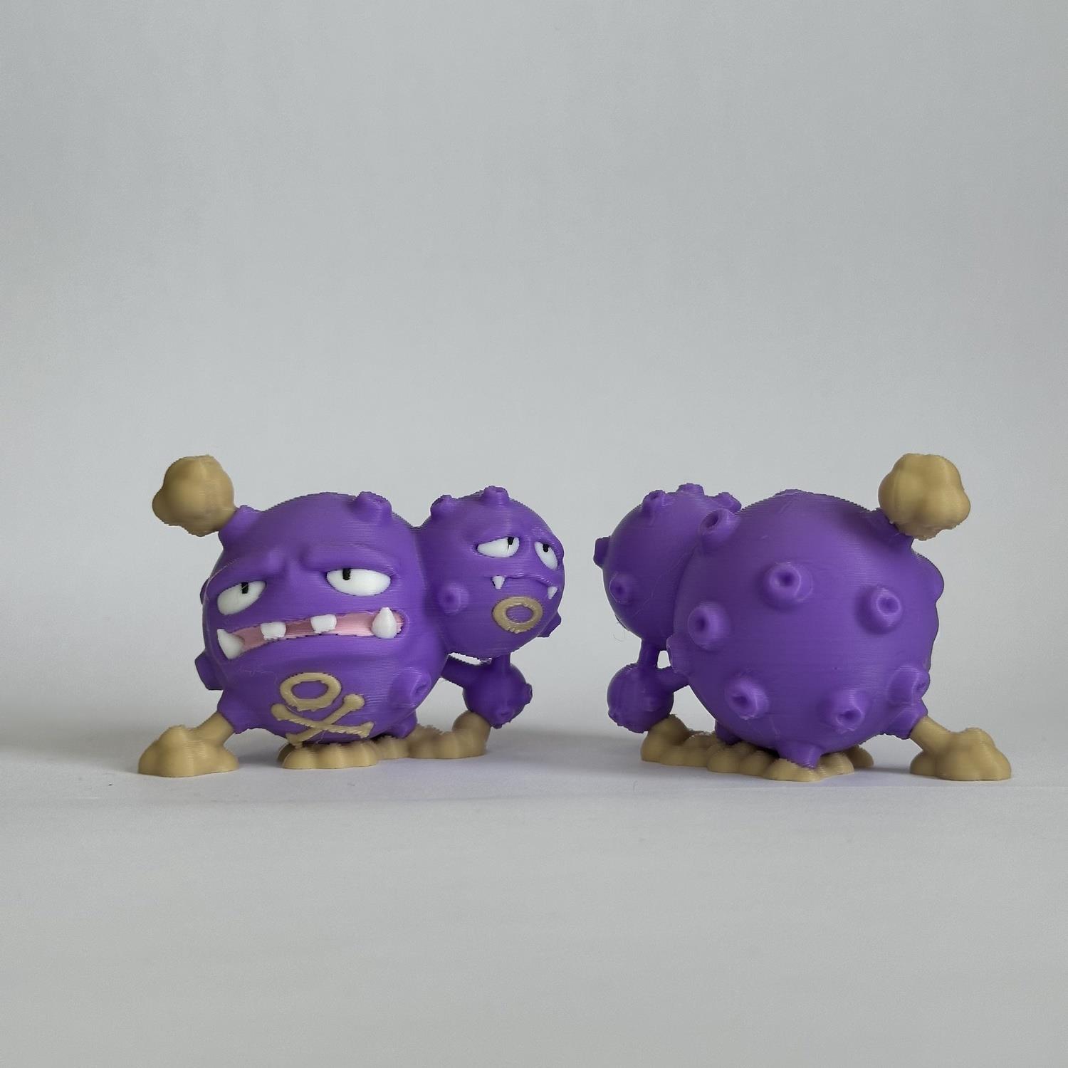 Weezing 3D Pokemon Figür