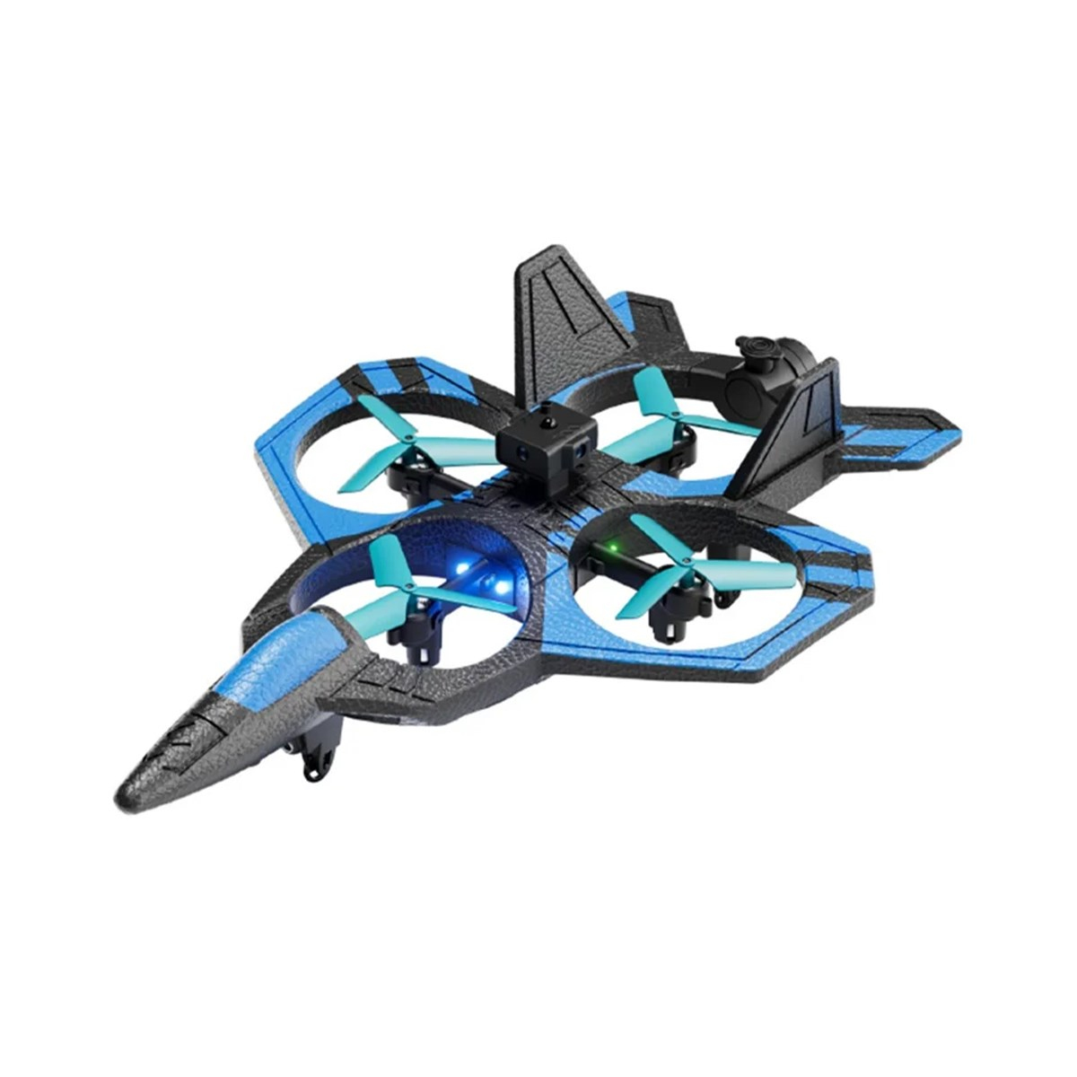 4DRC 4DRC V46 RC Uçak 2.4Ghz Köpük Uzaktan Kumandalı Uçaklar Helikopter Quadcopter Başlangıç Seviyesi İçin,Dönen İHA,Yerçekimi Algılama,Akrobasi Hareketi,Soğuk Işık